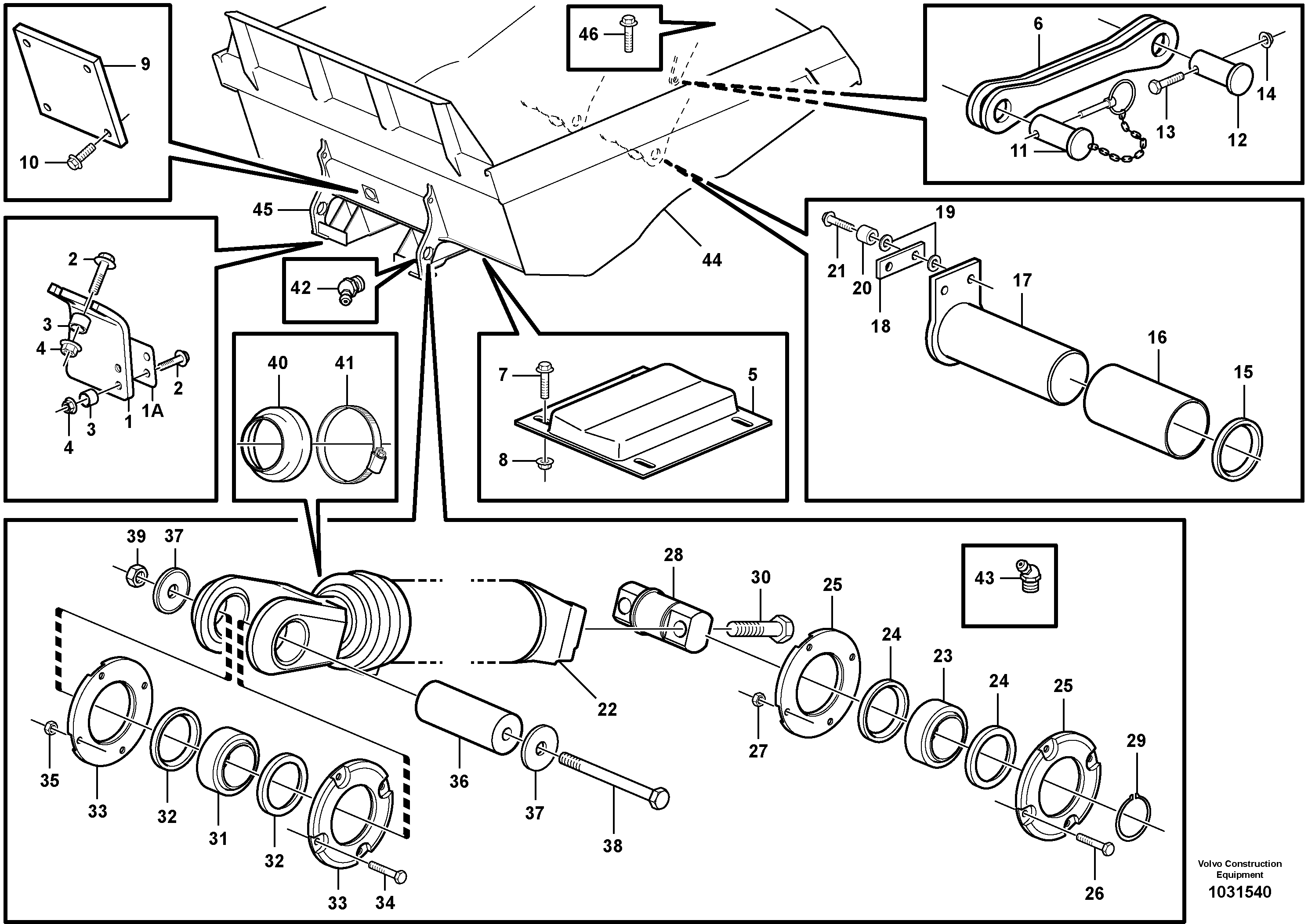 Hexagon Nut VOE755782 VOLVO