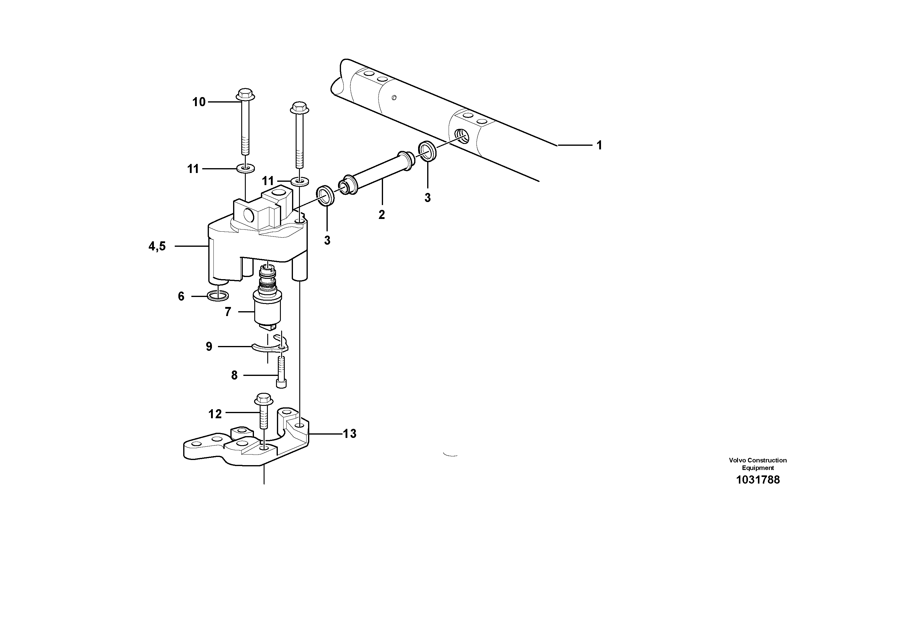 Shaft Guide VOE20892735 VOLVO