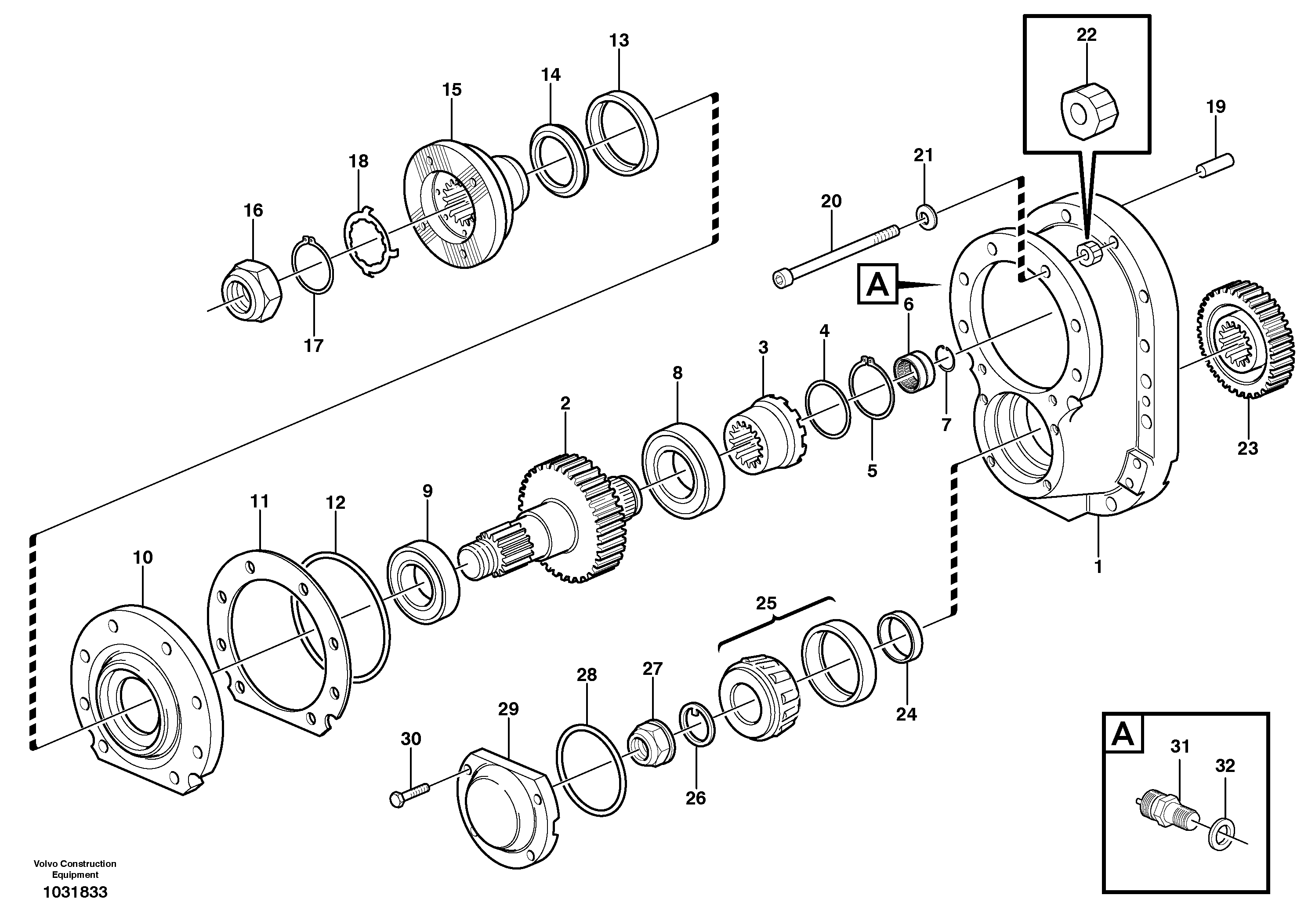 Starter Motor VOE11035836 VOLVO
