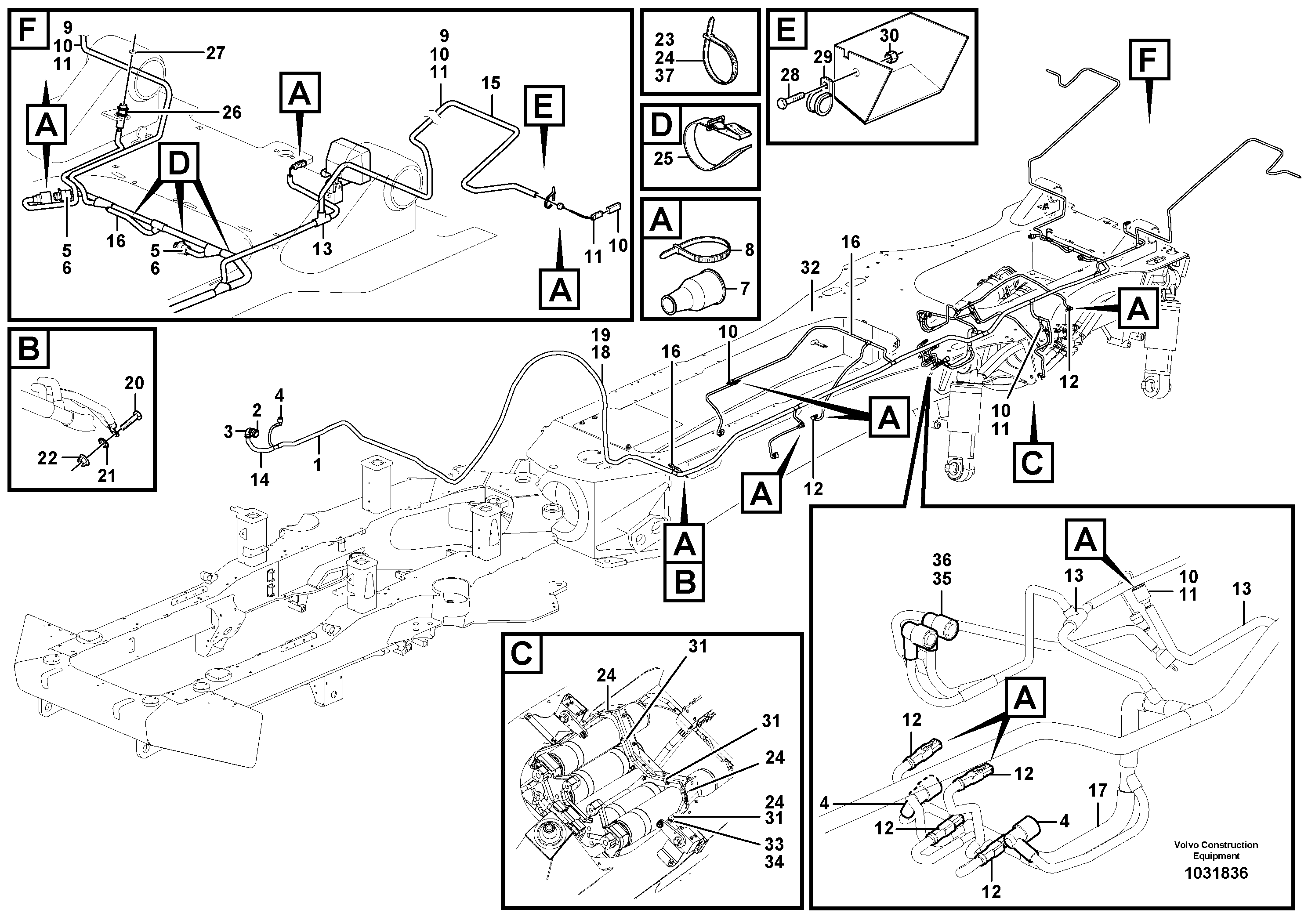 Support Leg VOE15045651 VOLVO
