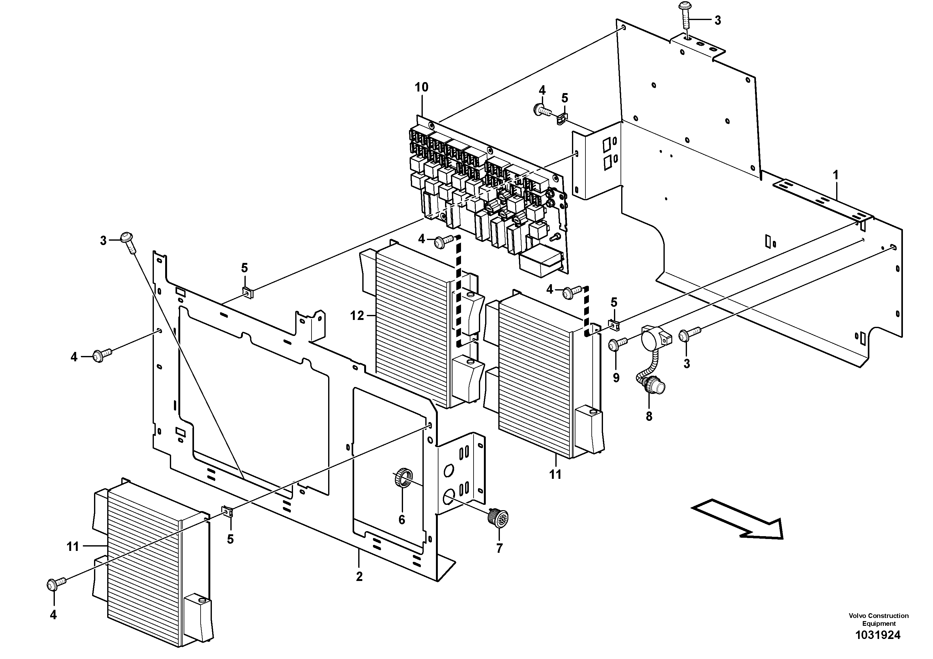 Bracket VOE11196830 VOLVO
