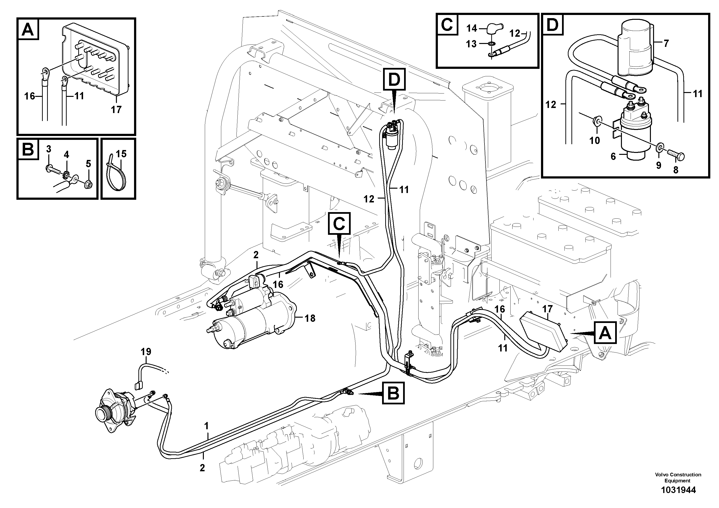 Radio Support VOE11194940 VOLVO