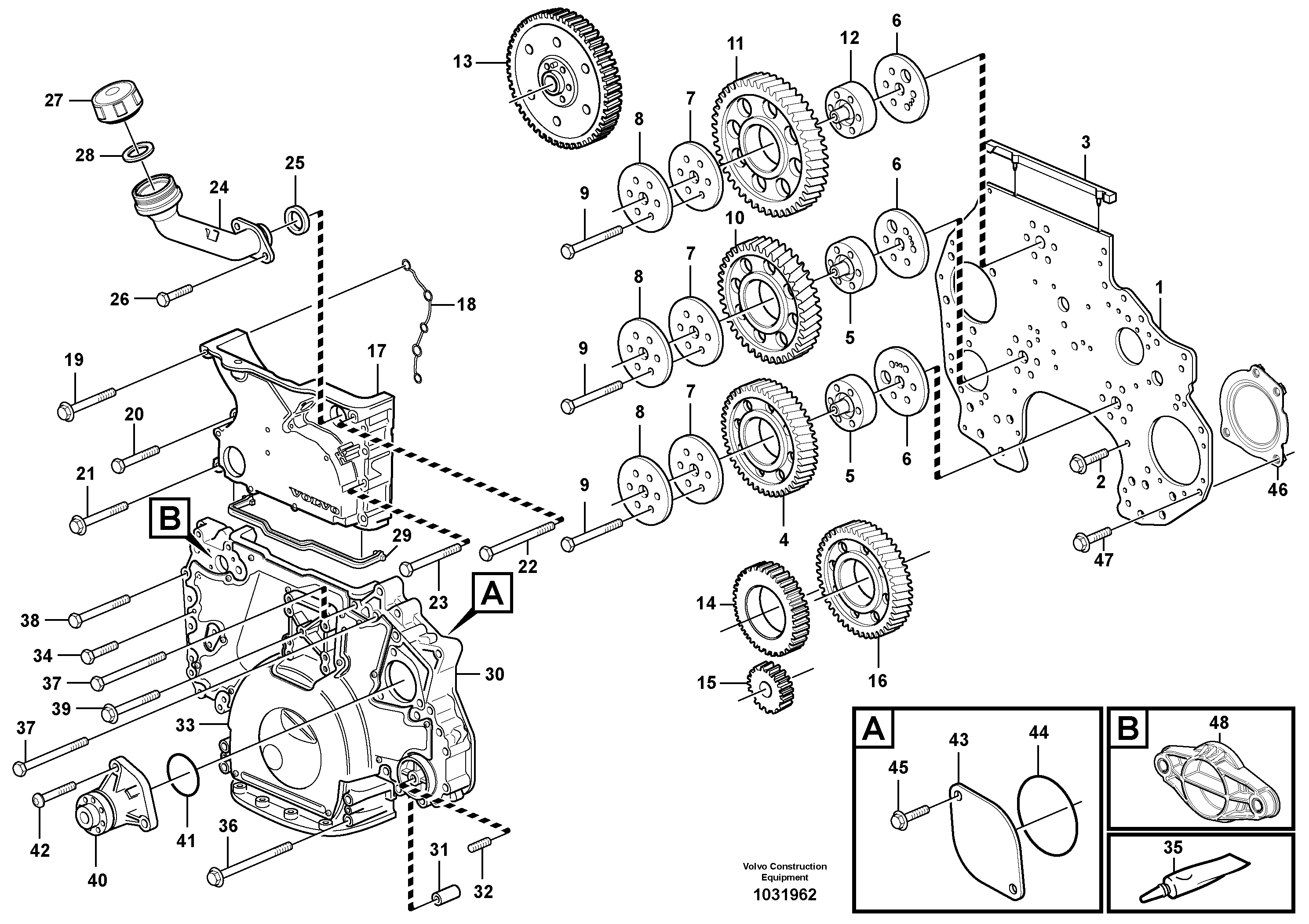Маслоотражающее кольцо VOE8170237 VOLVO