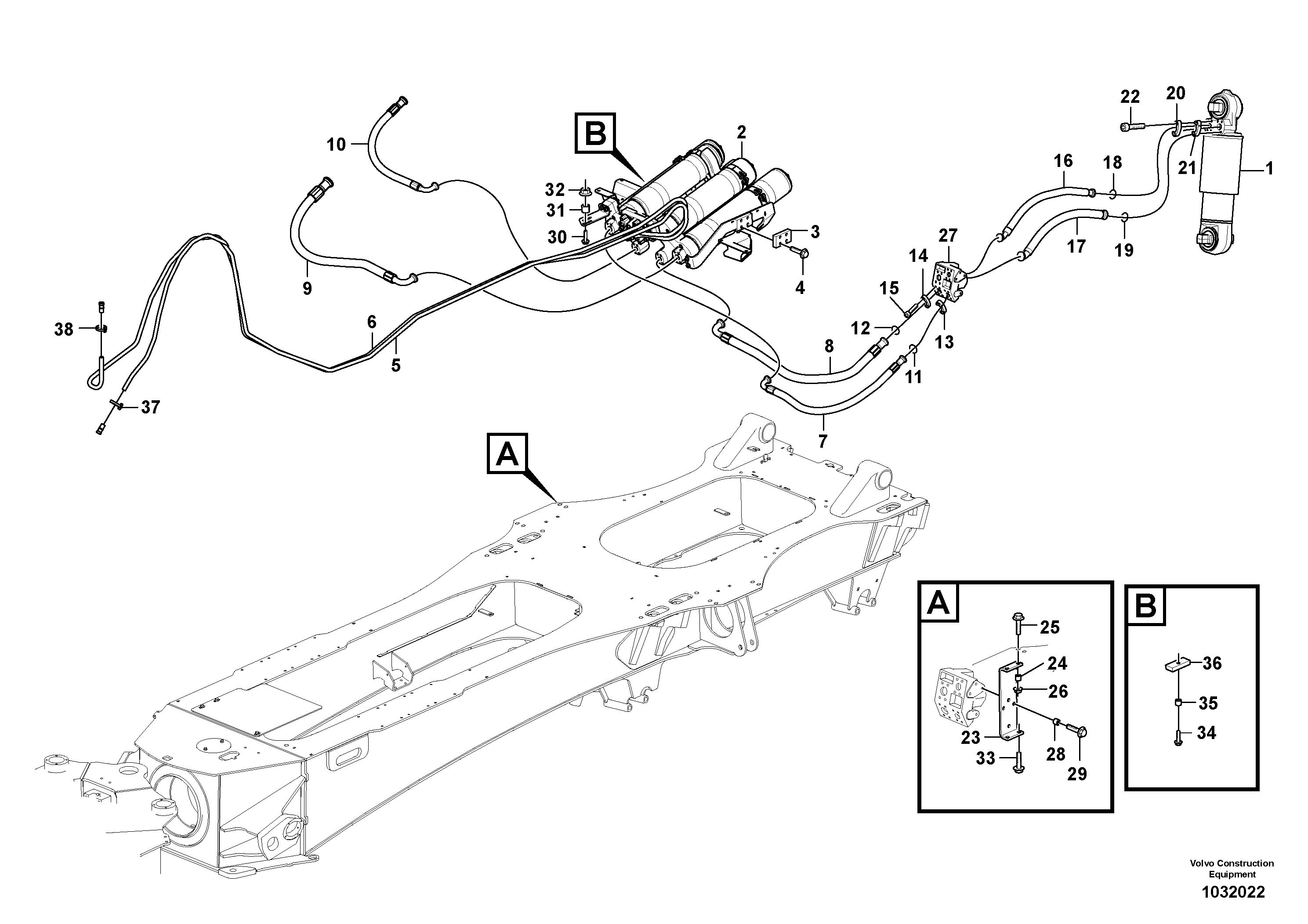 Timing gear casing VOE938043 VOLVO