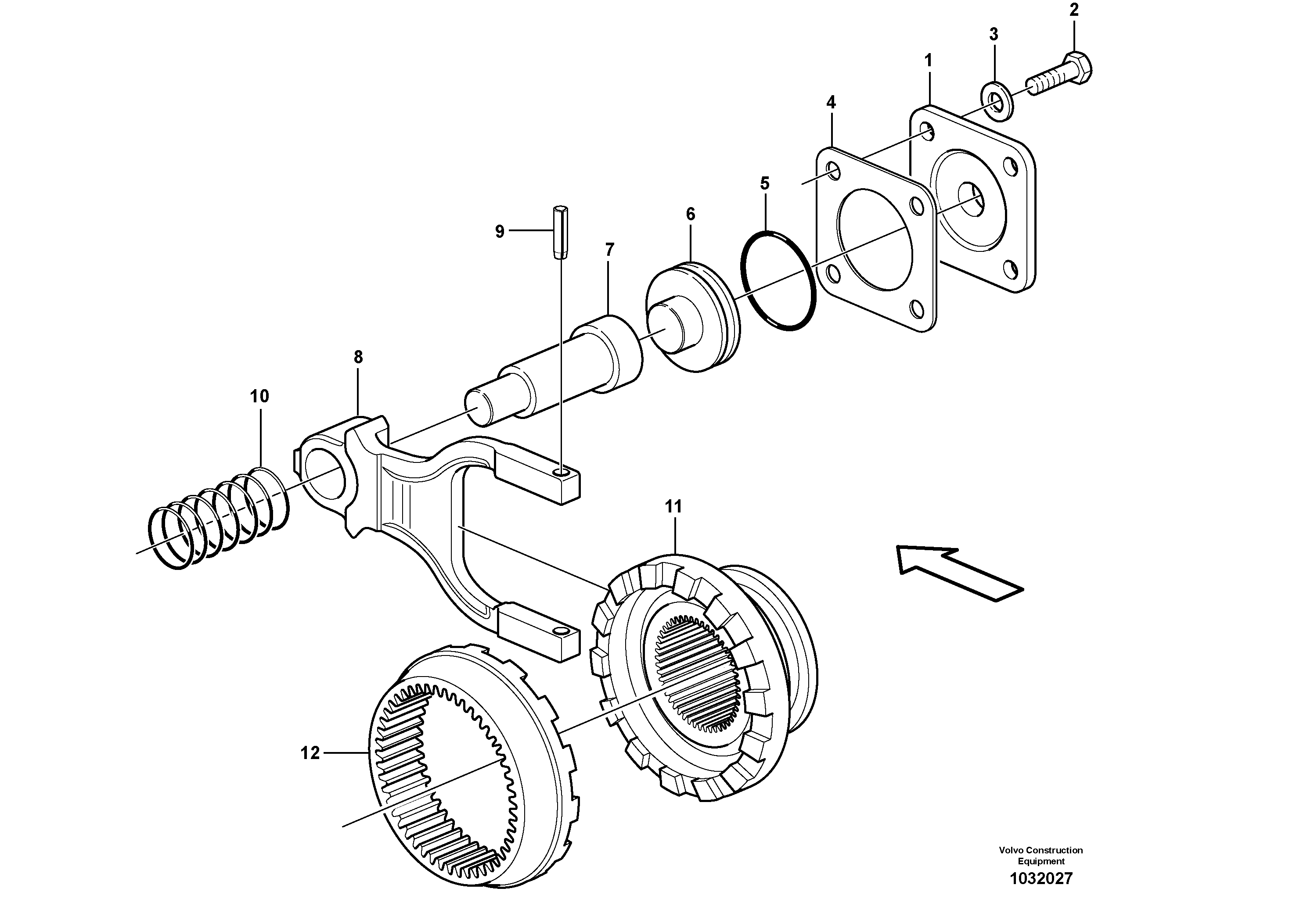 Mounting rail VOE8171108 VOLVO