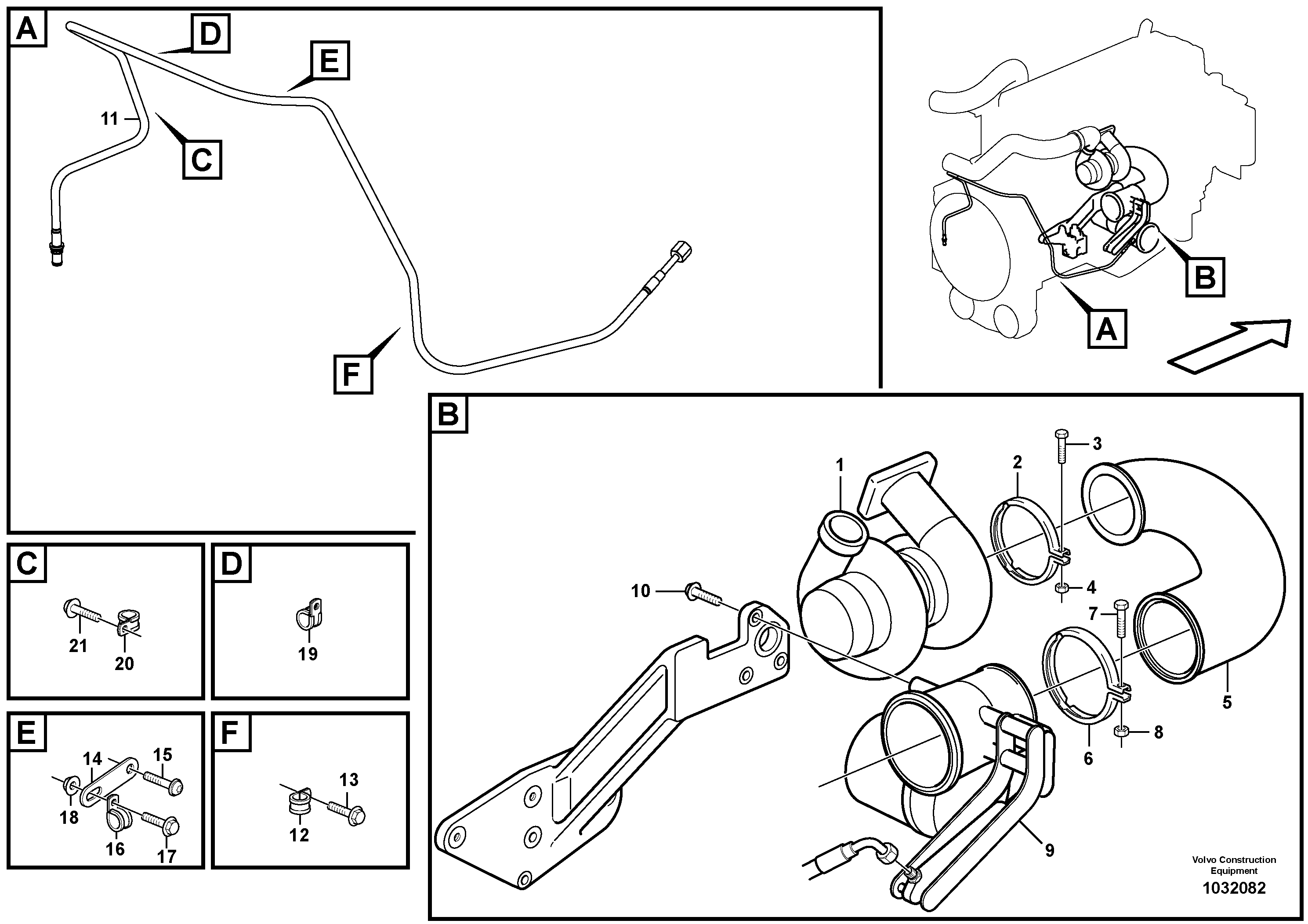 Engine heater VOE972544 VOLVO