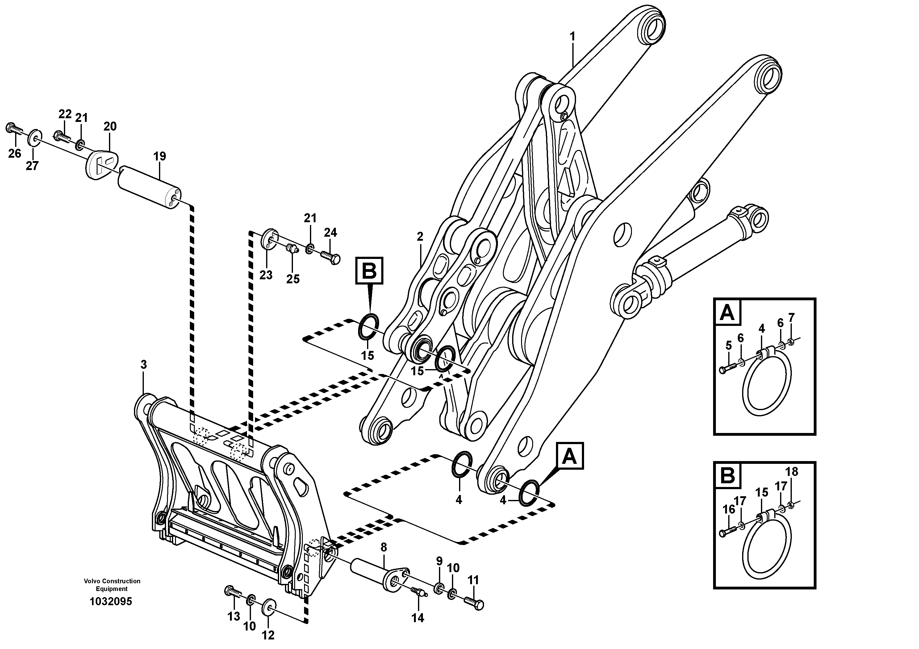 R Window Wiper VOE15004113 VOLVO