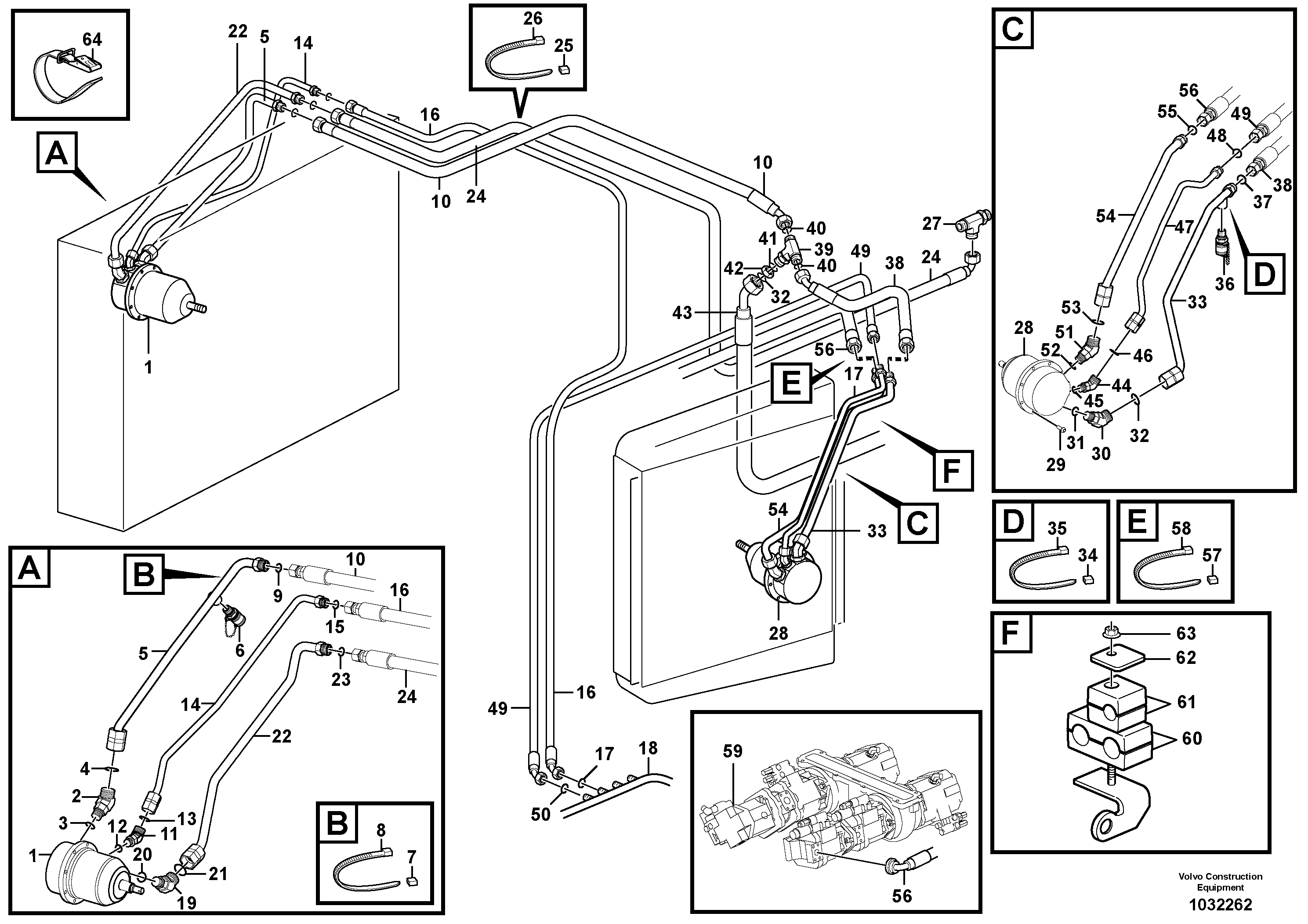 Timing gear casing VOE937136 VOLVO
