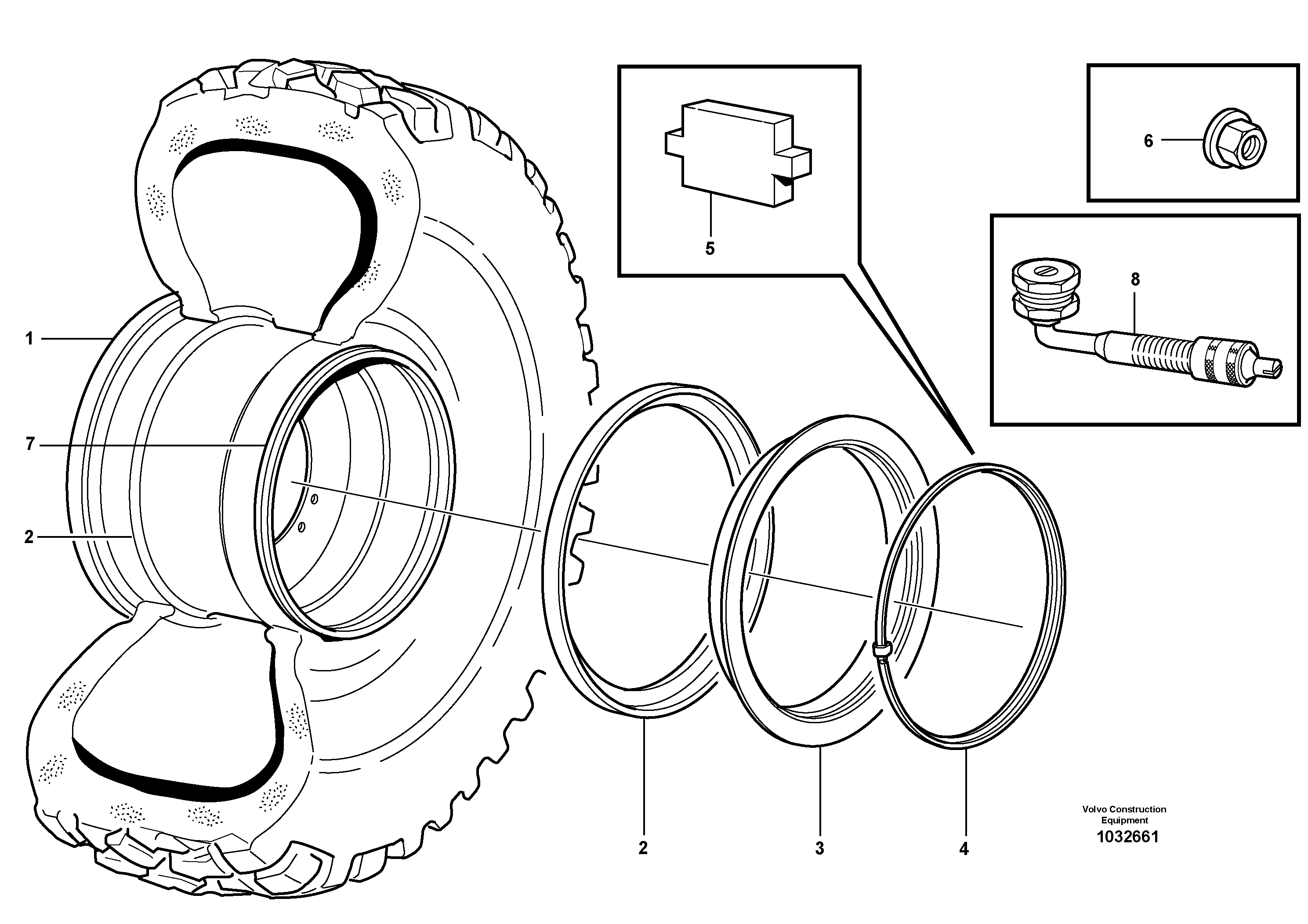 Wheel VOE11195192 VOLVO