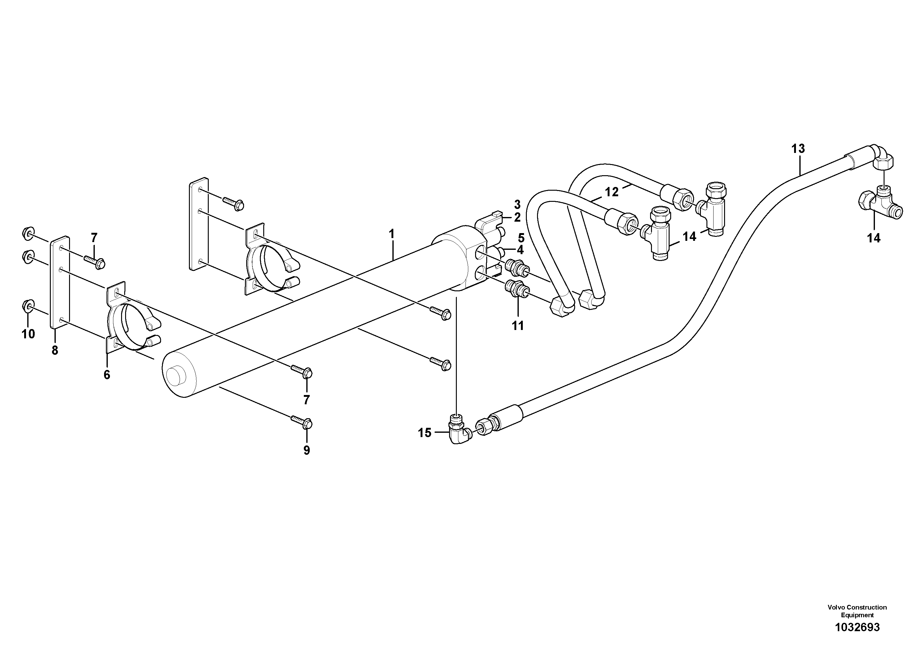 Timing gear casing VOE15610896 VOLVO