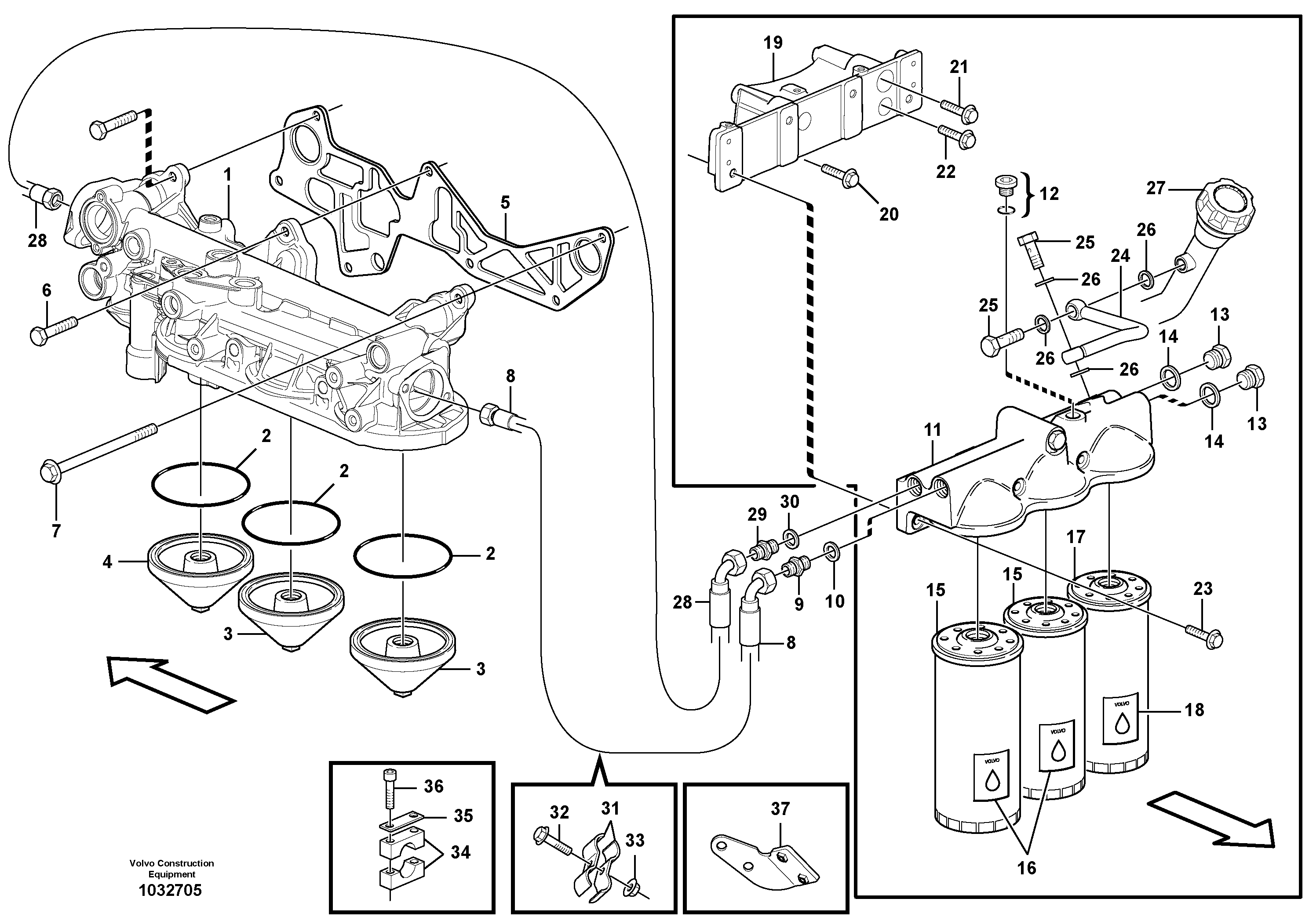 Telescopic Arm VOE21145971 VOLVO
