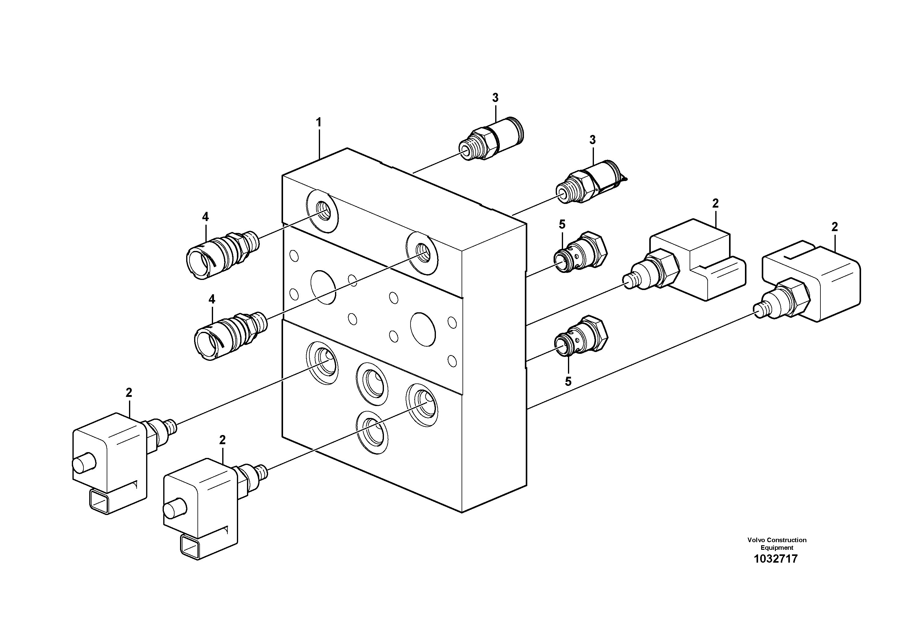 Hose support VOE15045142 VOLVO