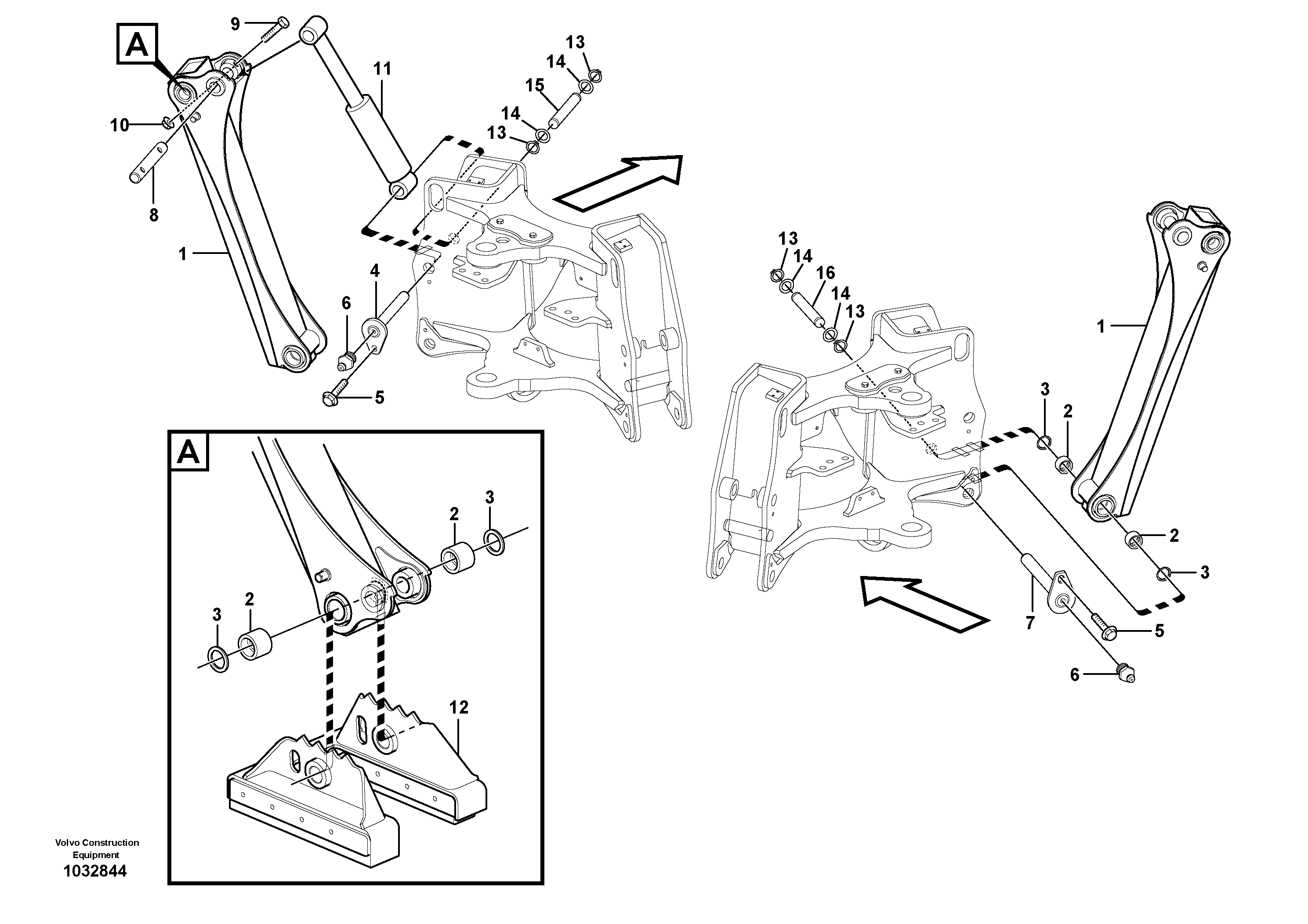 Install. Cab floor VOE11889165 VOLVO