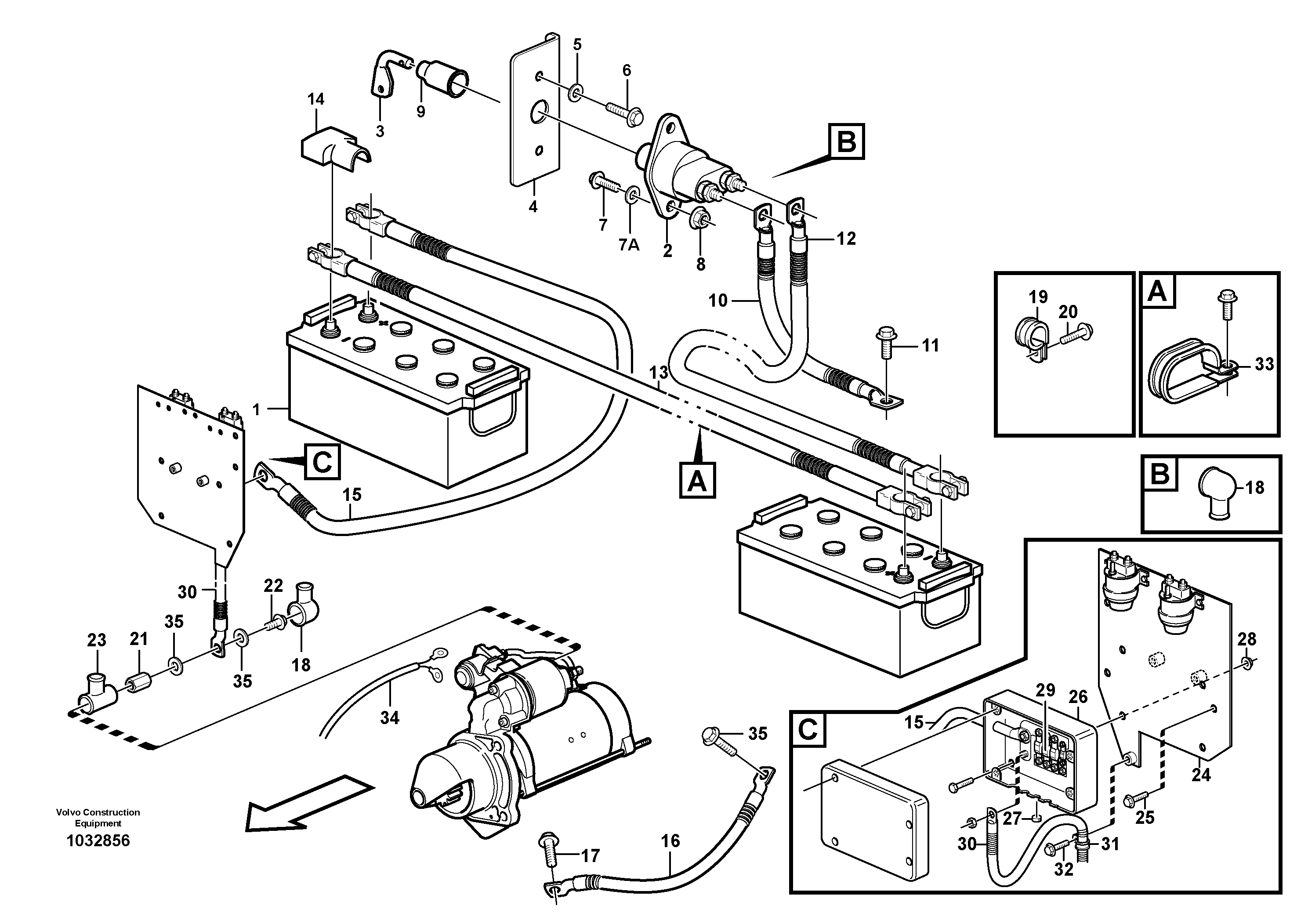 Brush Bearing VOE11024707 VOLVO