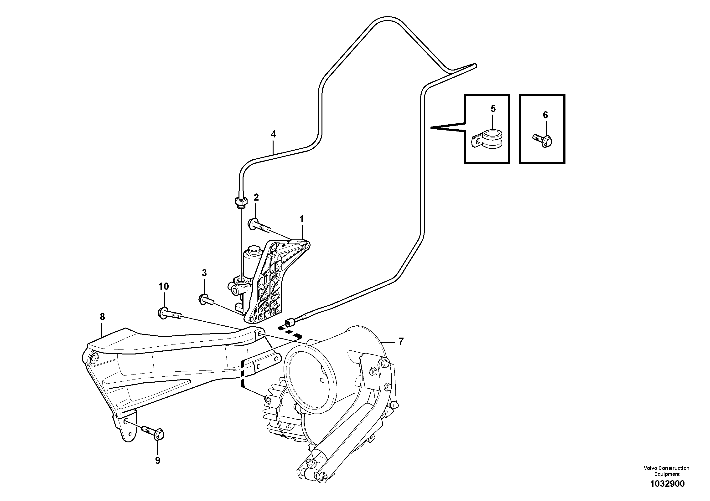 Bracket VOE11158486 VOLVO