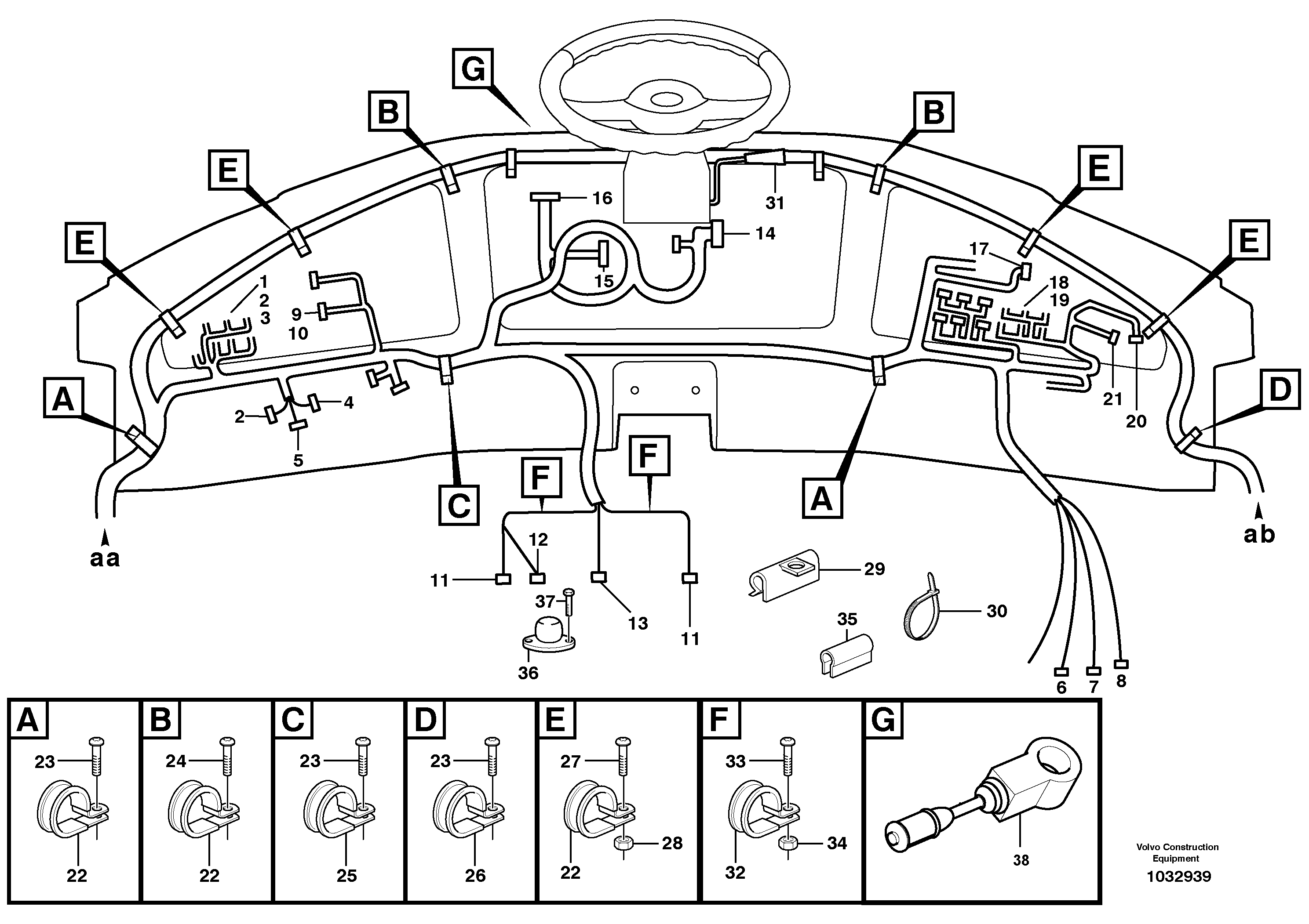 Conn housing 1099786 VOLVO