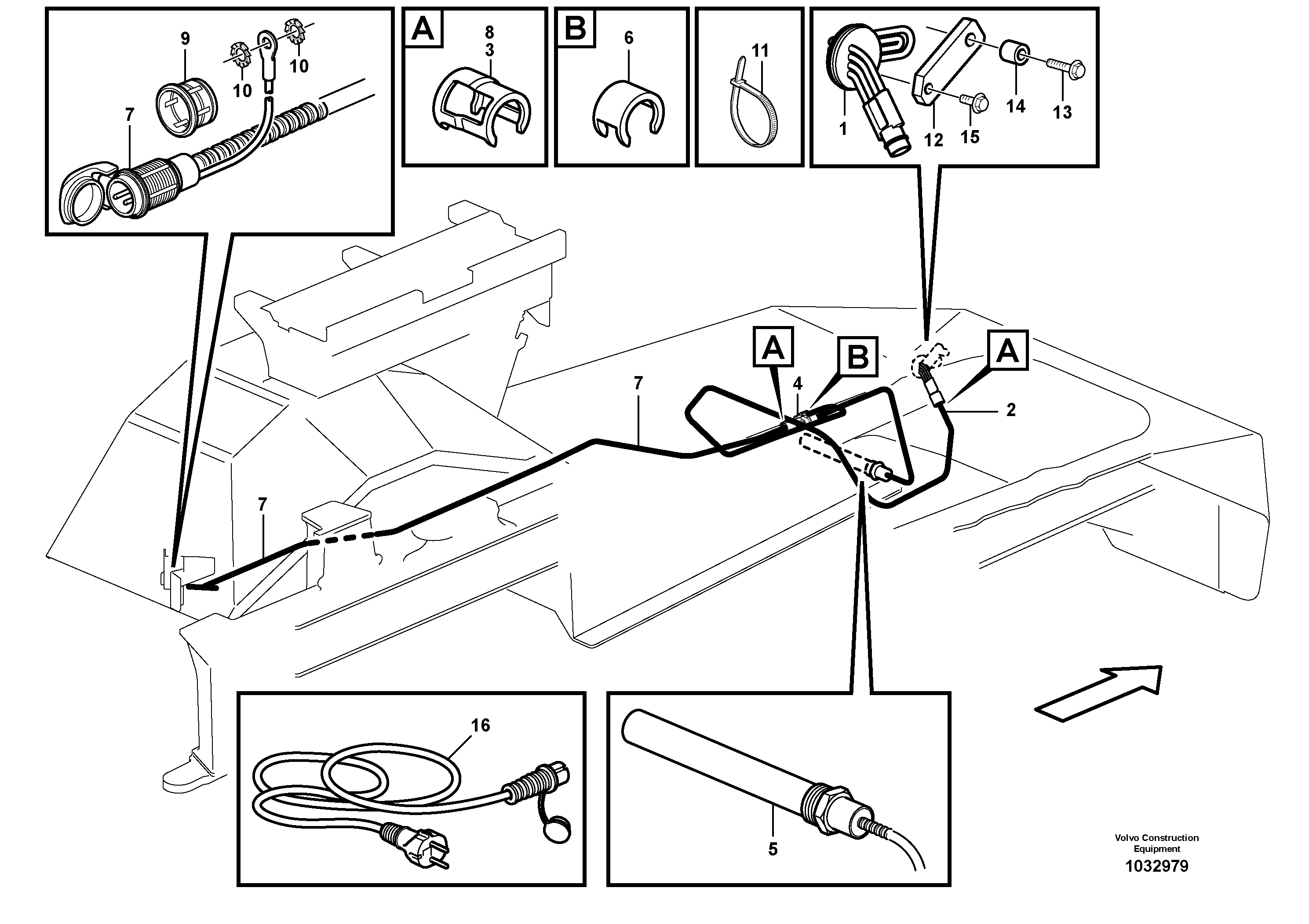 Seat frame VOE15032924 VOLVO