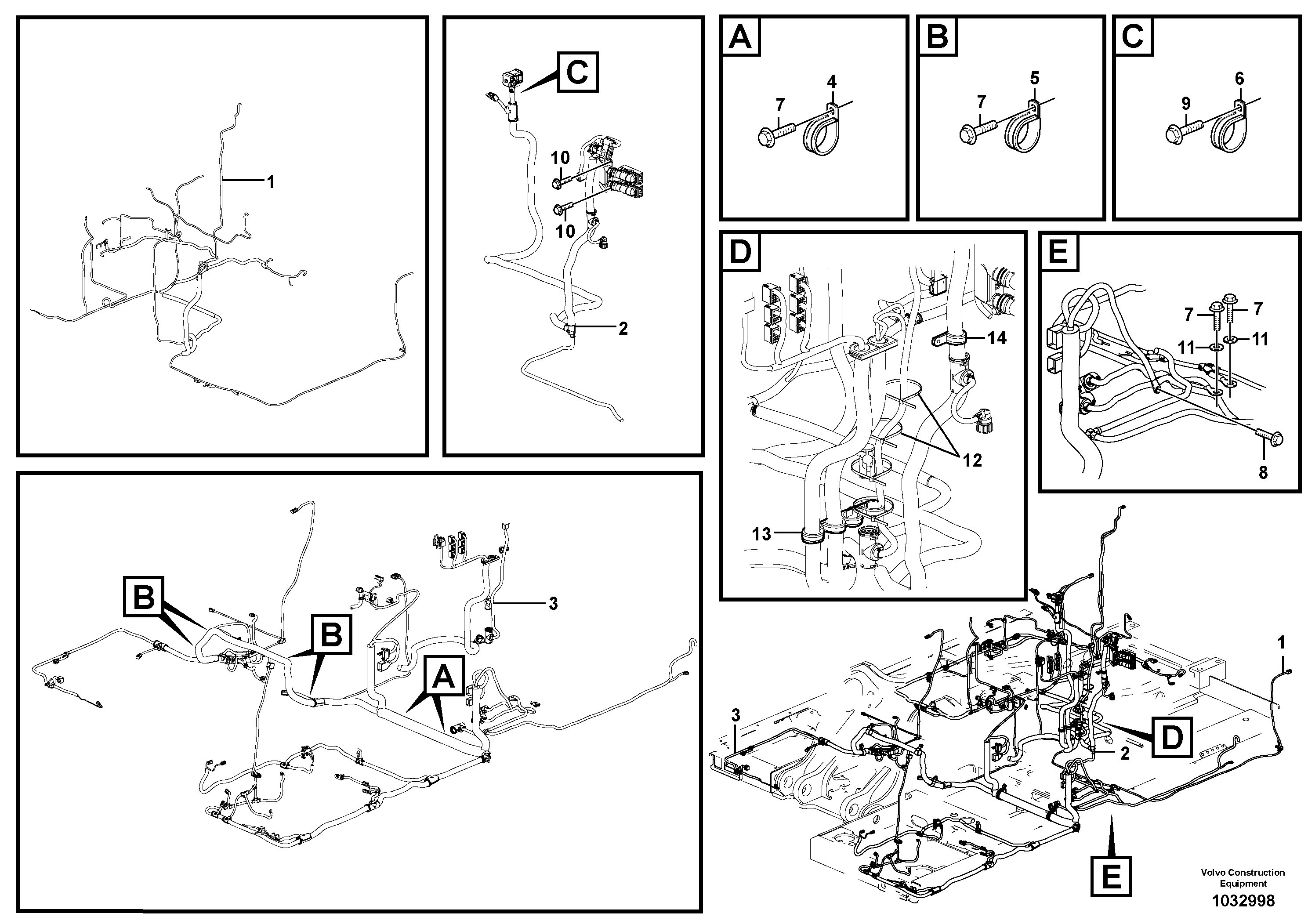 Cable harness VOE14569987 VOLVO