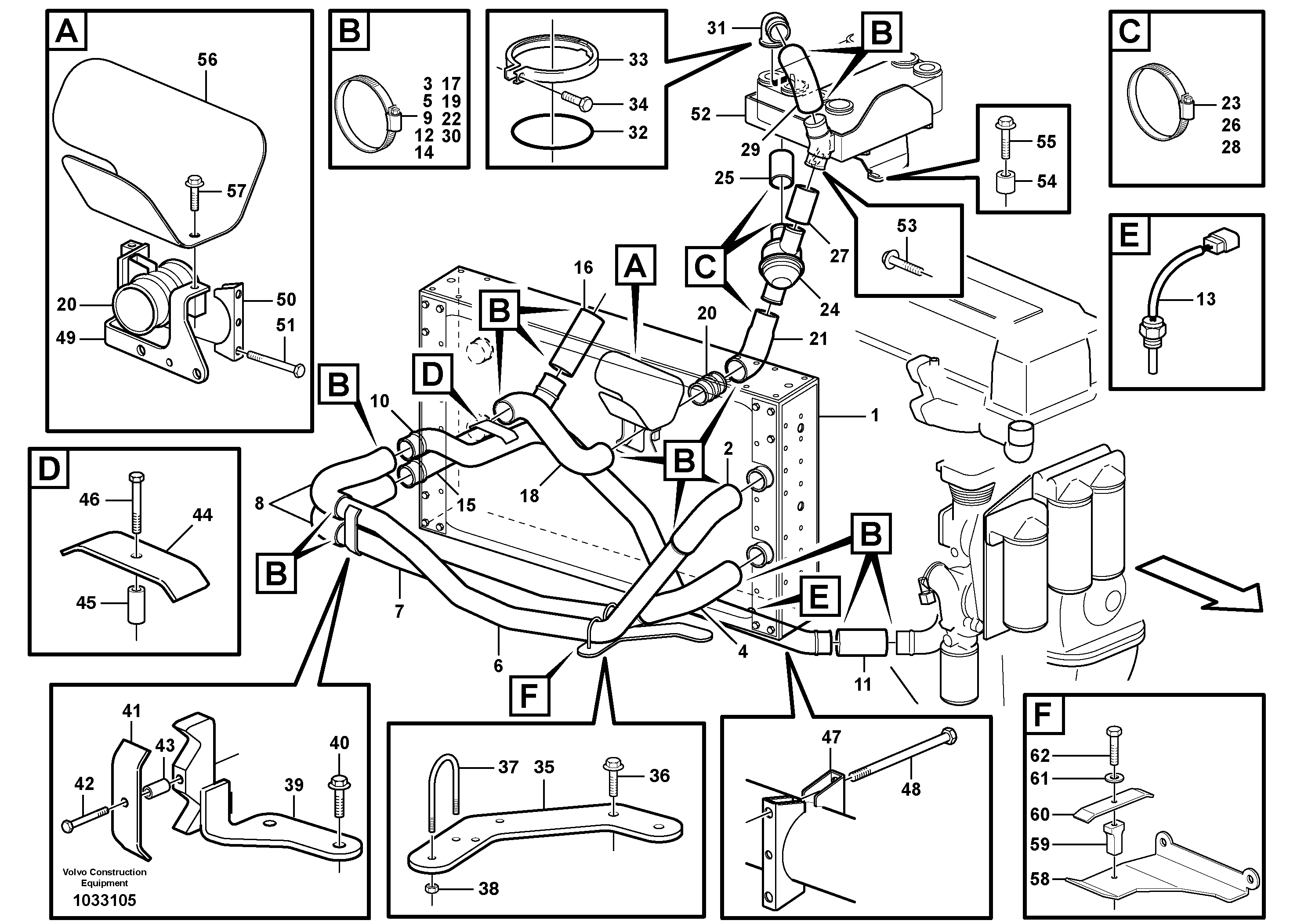 Lock Arm VOE17217014 VOLVO