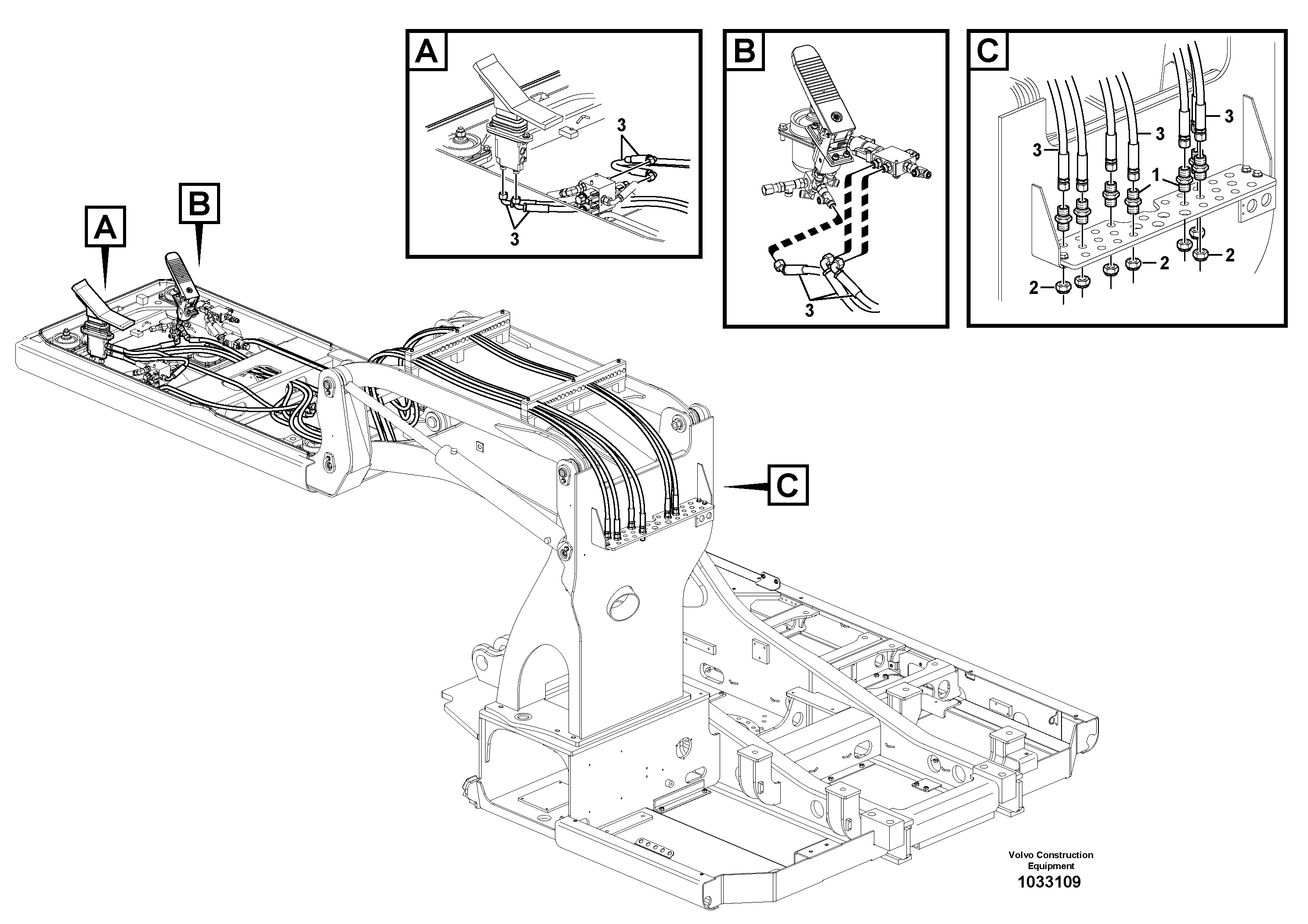 Timing gear casing VOE936687 VOLVO