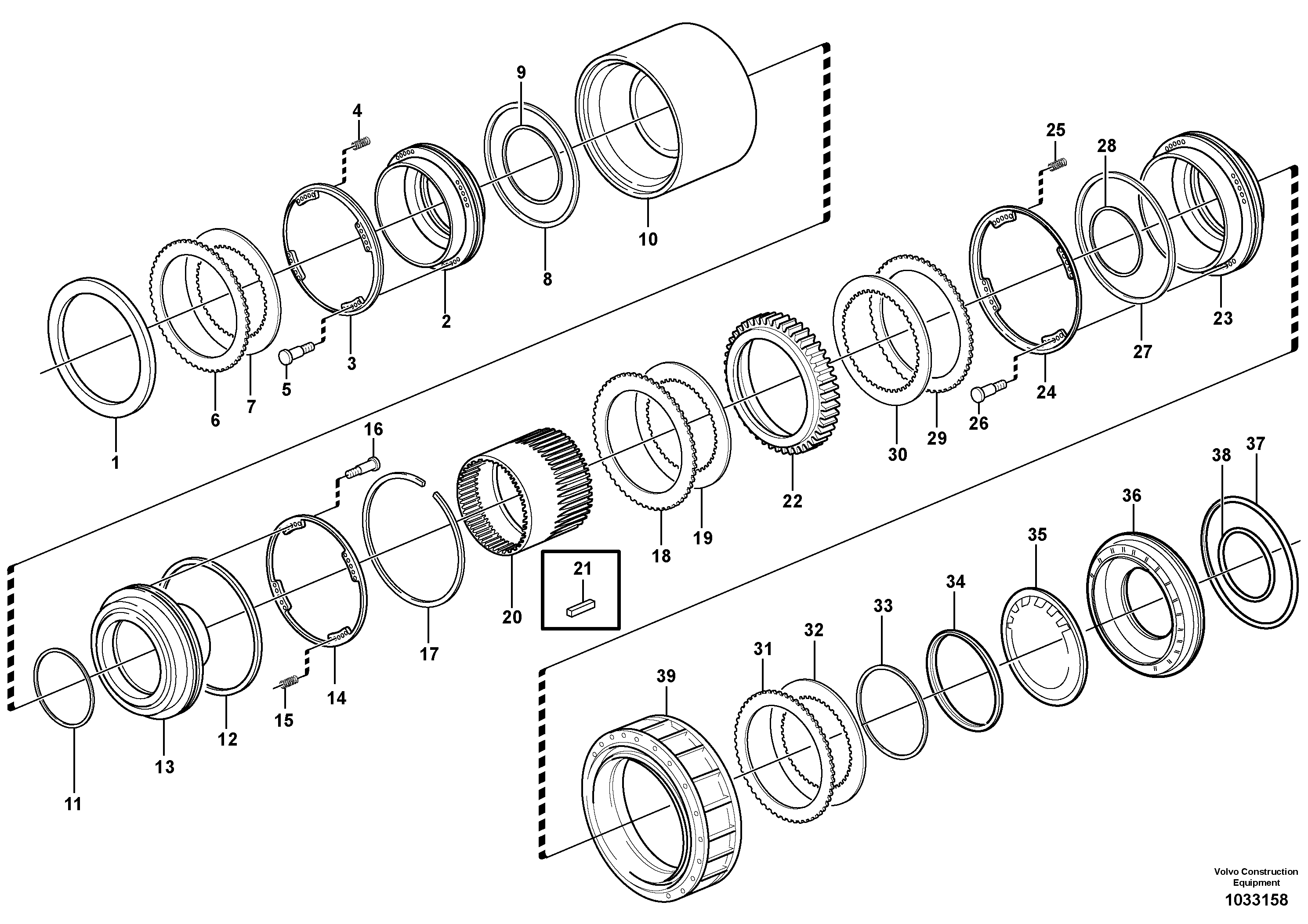 Protecting plate VOE11036822 VOLVO
