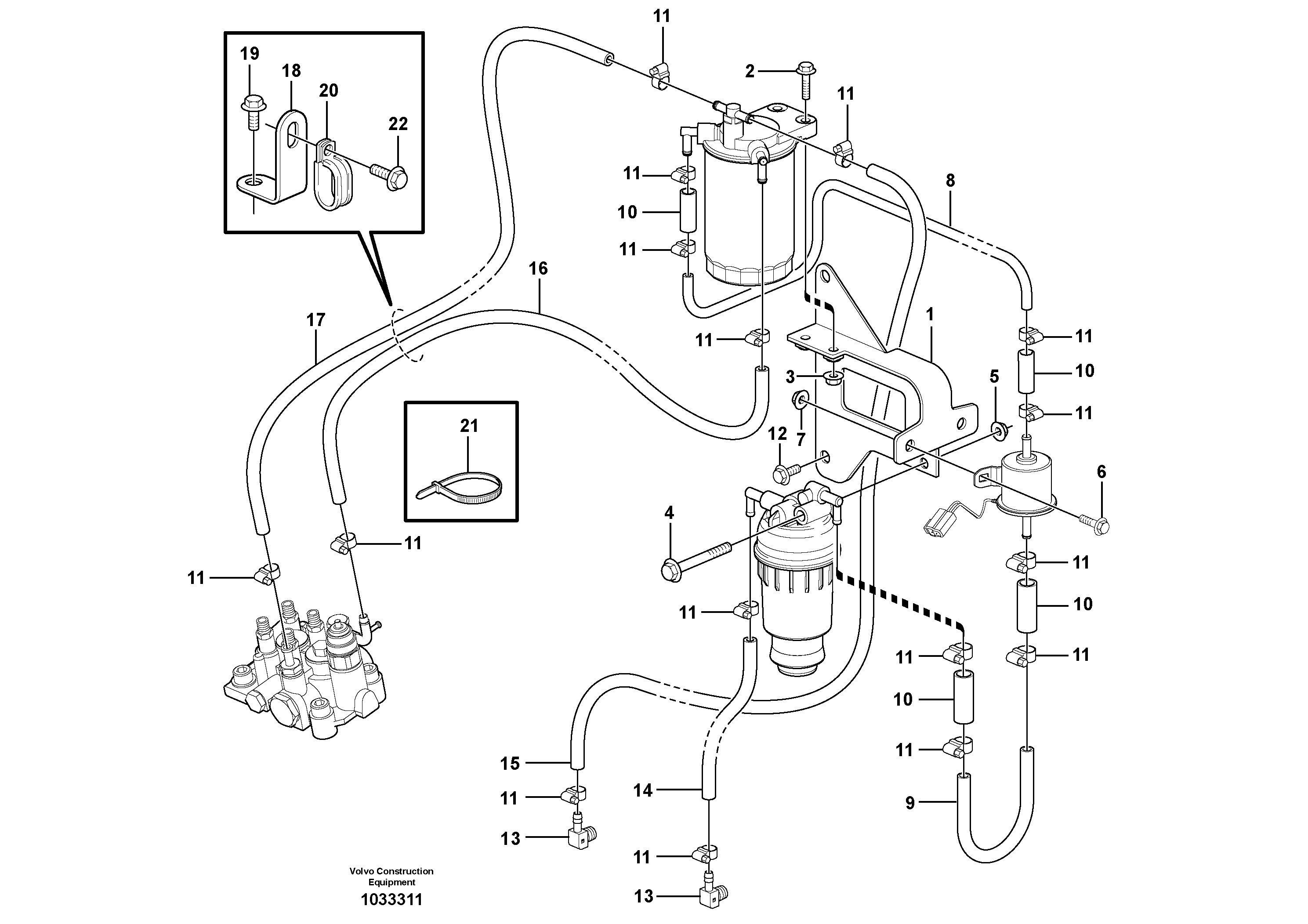 Fuel miser valve VOE15409769 VOLVO