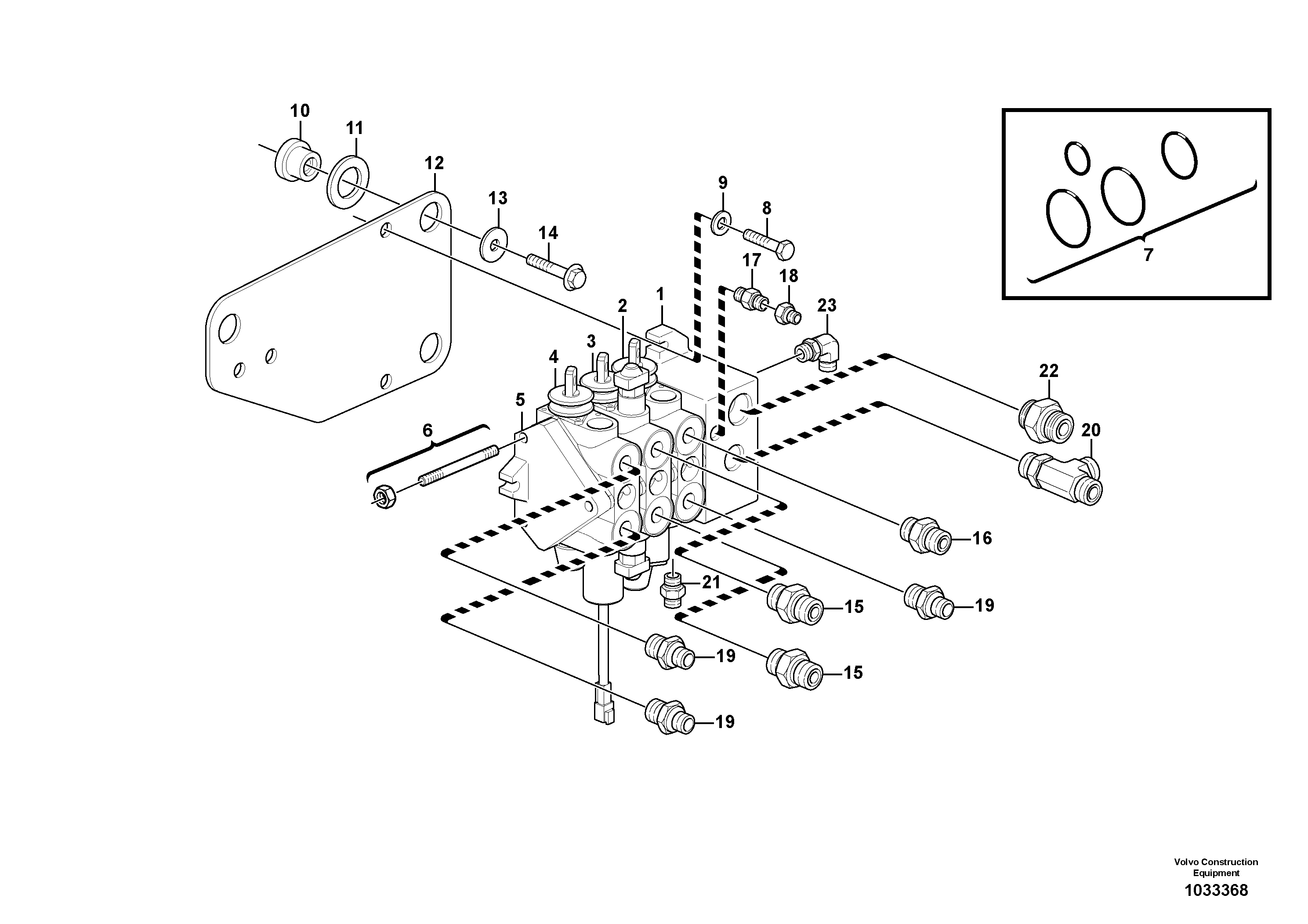 Bracket VOE15606484 VOLVO