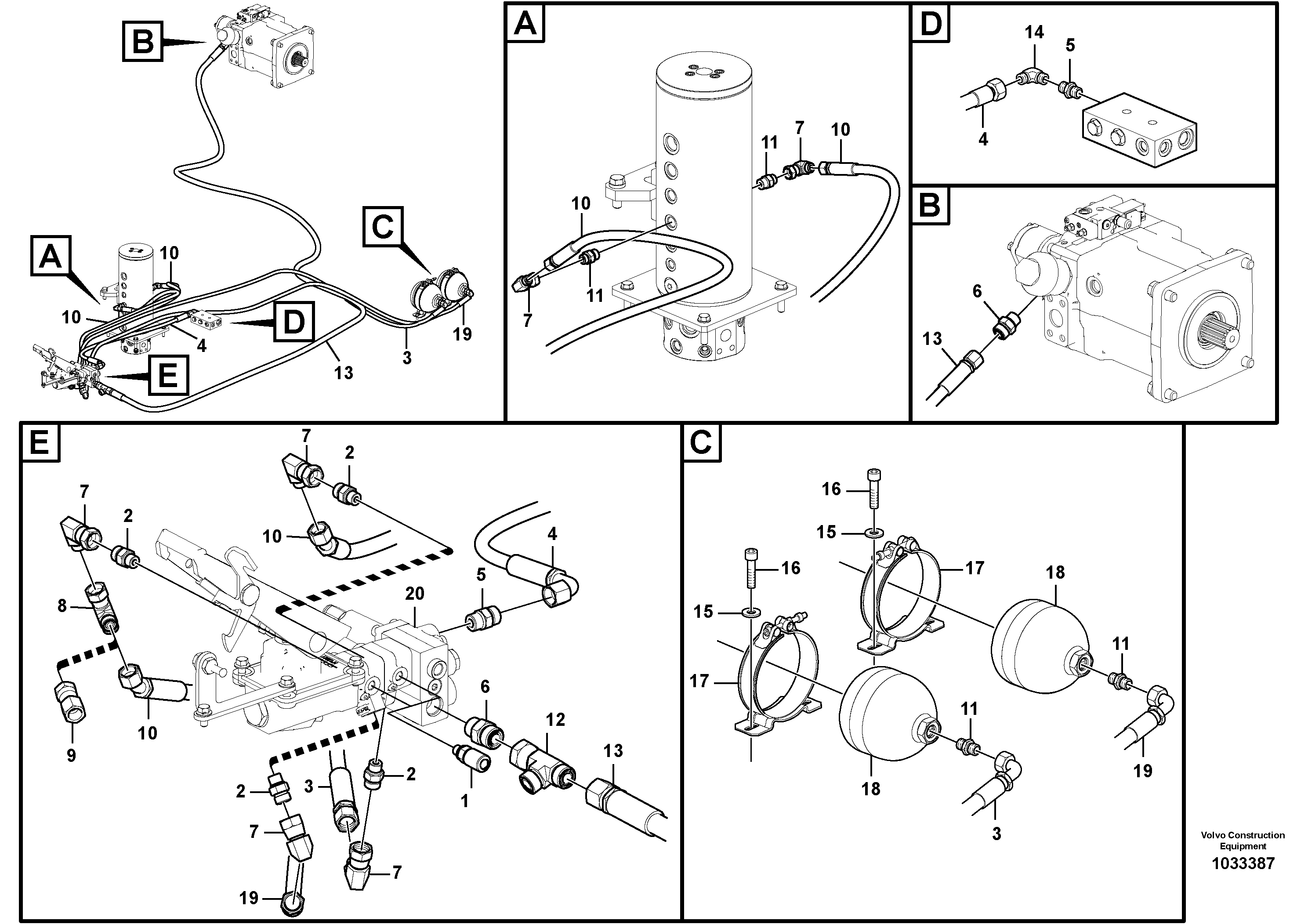 Timing gear casing VOE938666 VOLVO