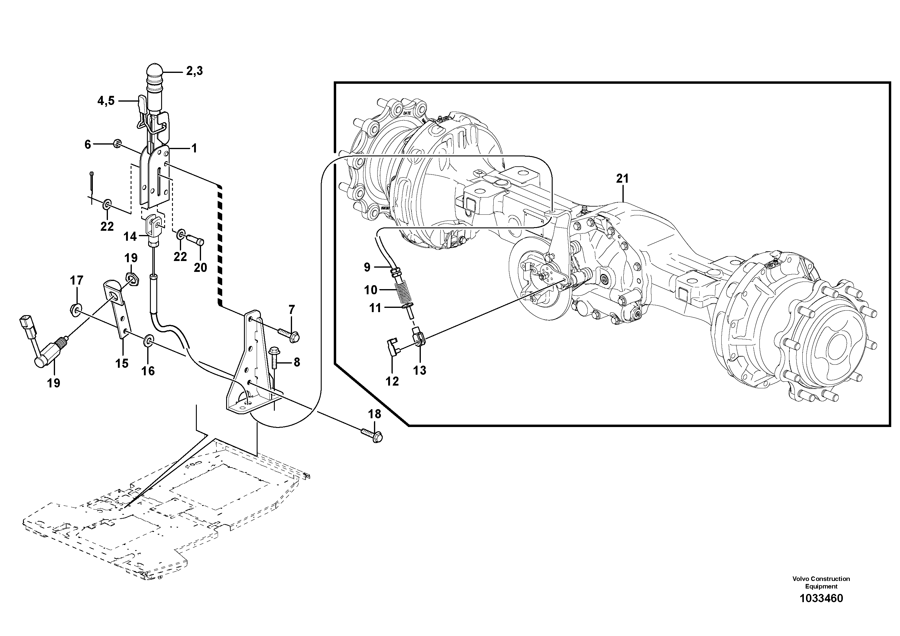 Flange screw VOE13845444 VOLVO
