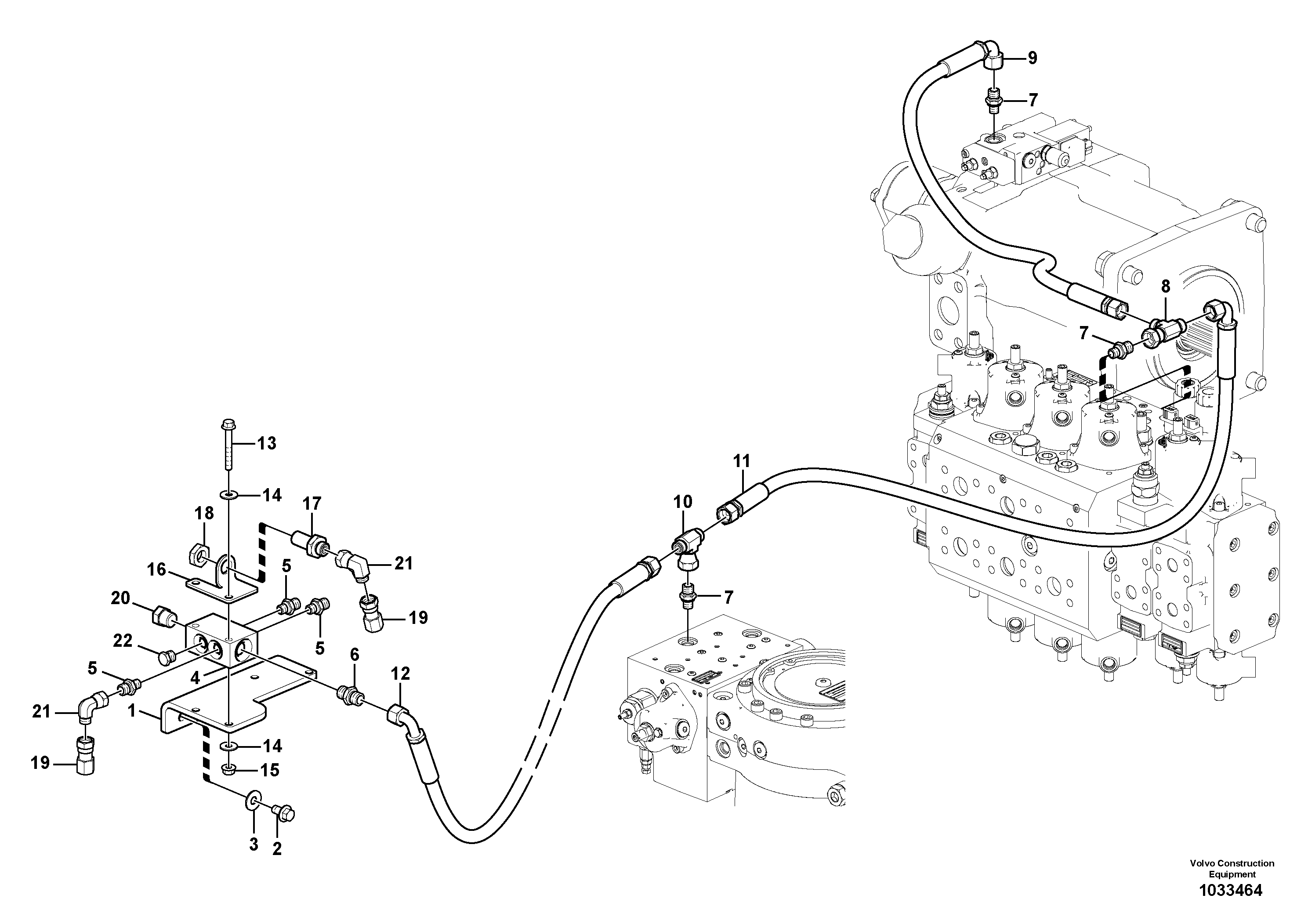 Timing gear casing VOE936493 VOLVO