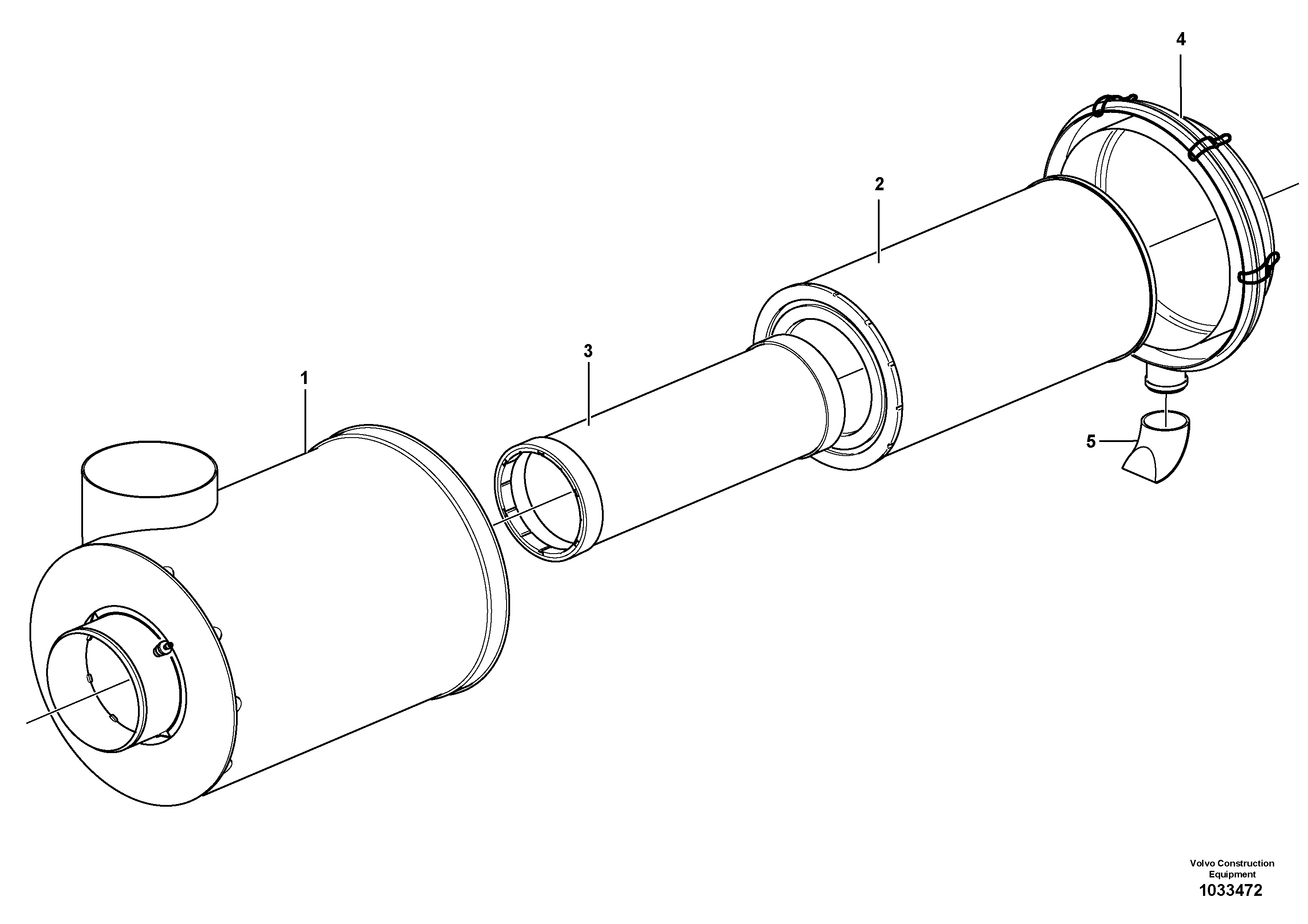 Filter Housing VOE15193226 VOLVO