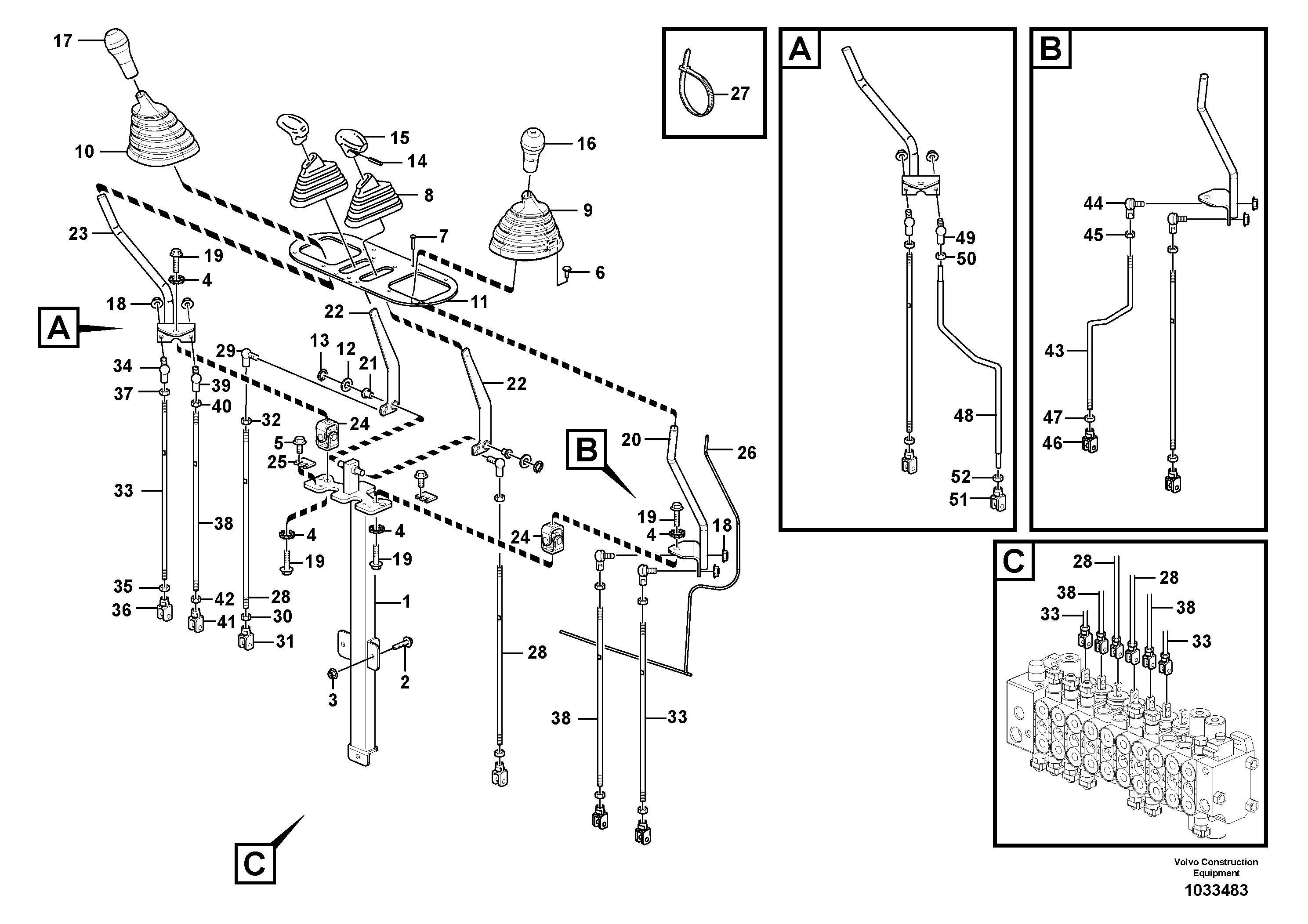 Control panel VOE15609772 VOLVO
