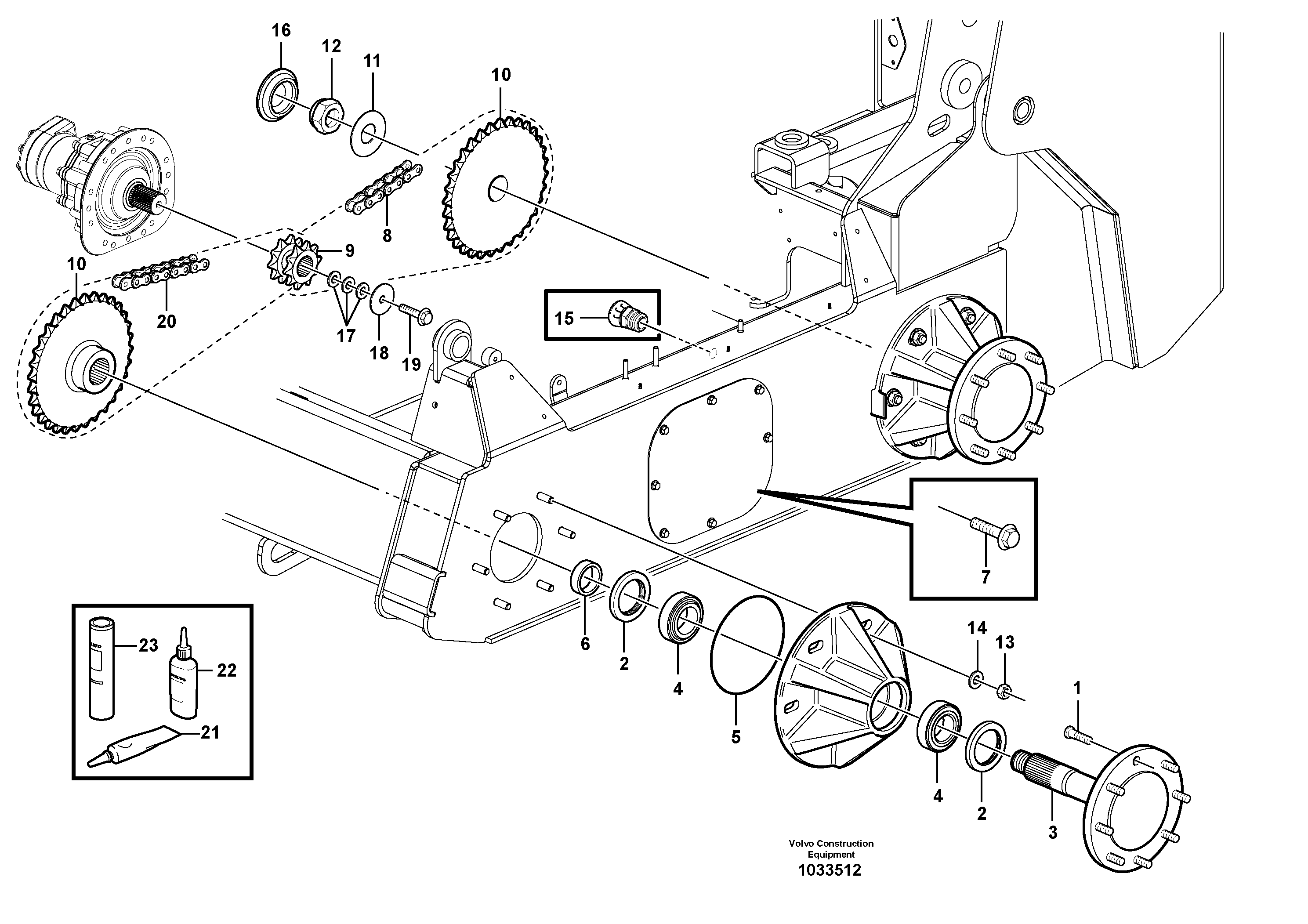 Roller Bearing VOE18423 VOLVO