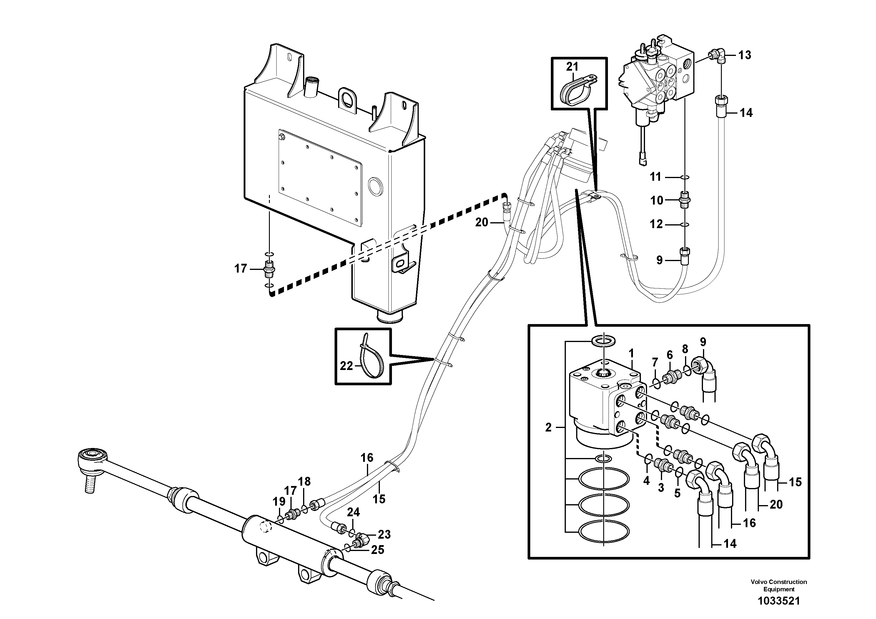 Timing gear casing VOE15058604 VOLVO