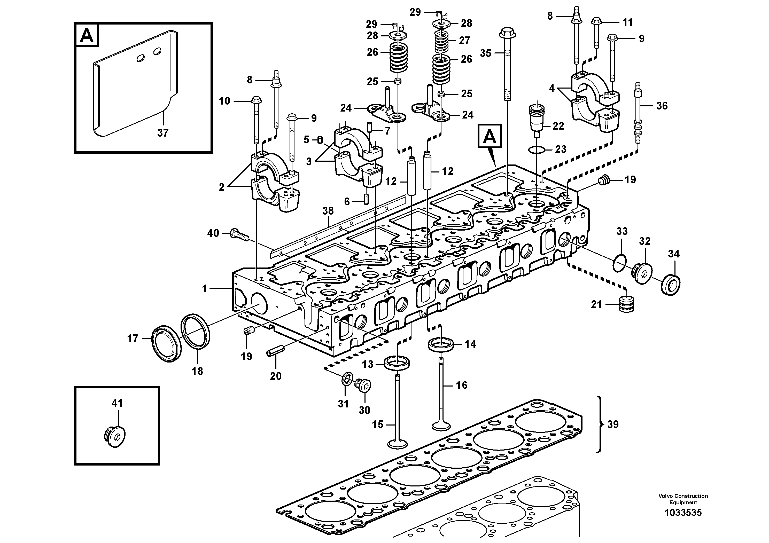Valve seat VOE20430463 VOLVO