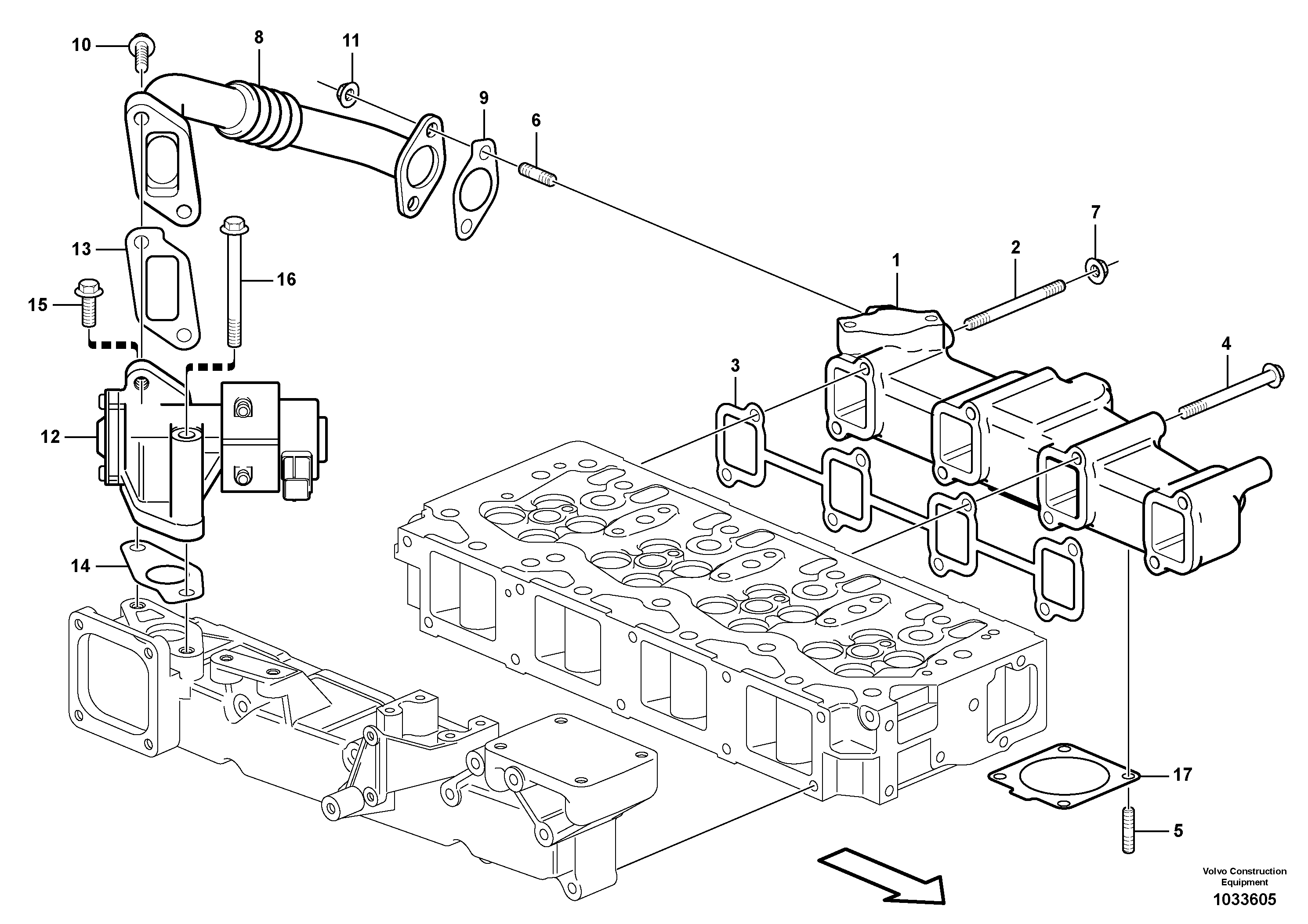 Exh Temp Sensor VOE15157698 VOLVO