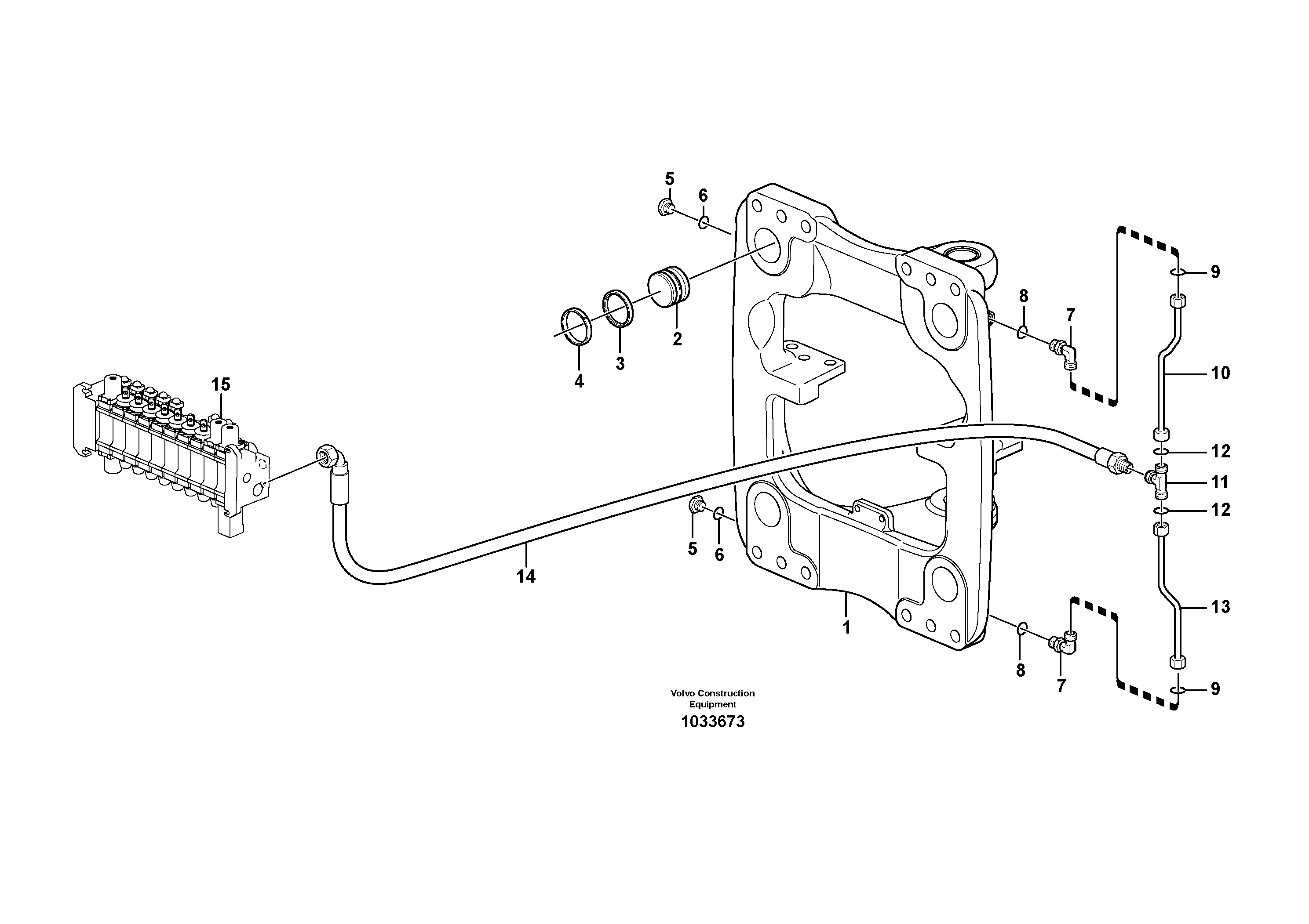 Hose assembly VOE16242224 VOLVO
