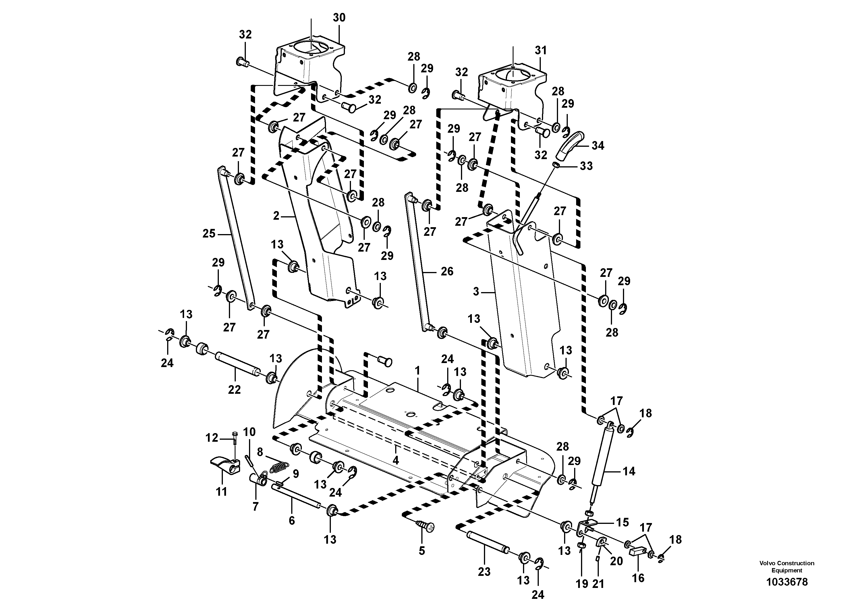 Bulkhead grommet VOE15023922 VOLVO