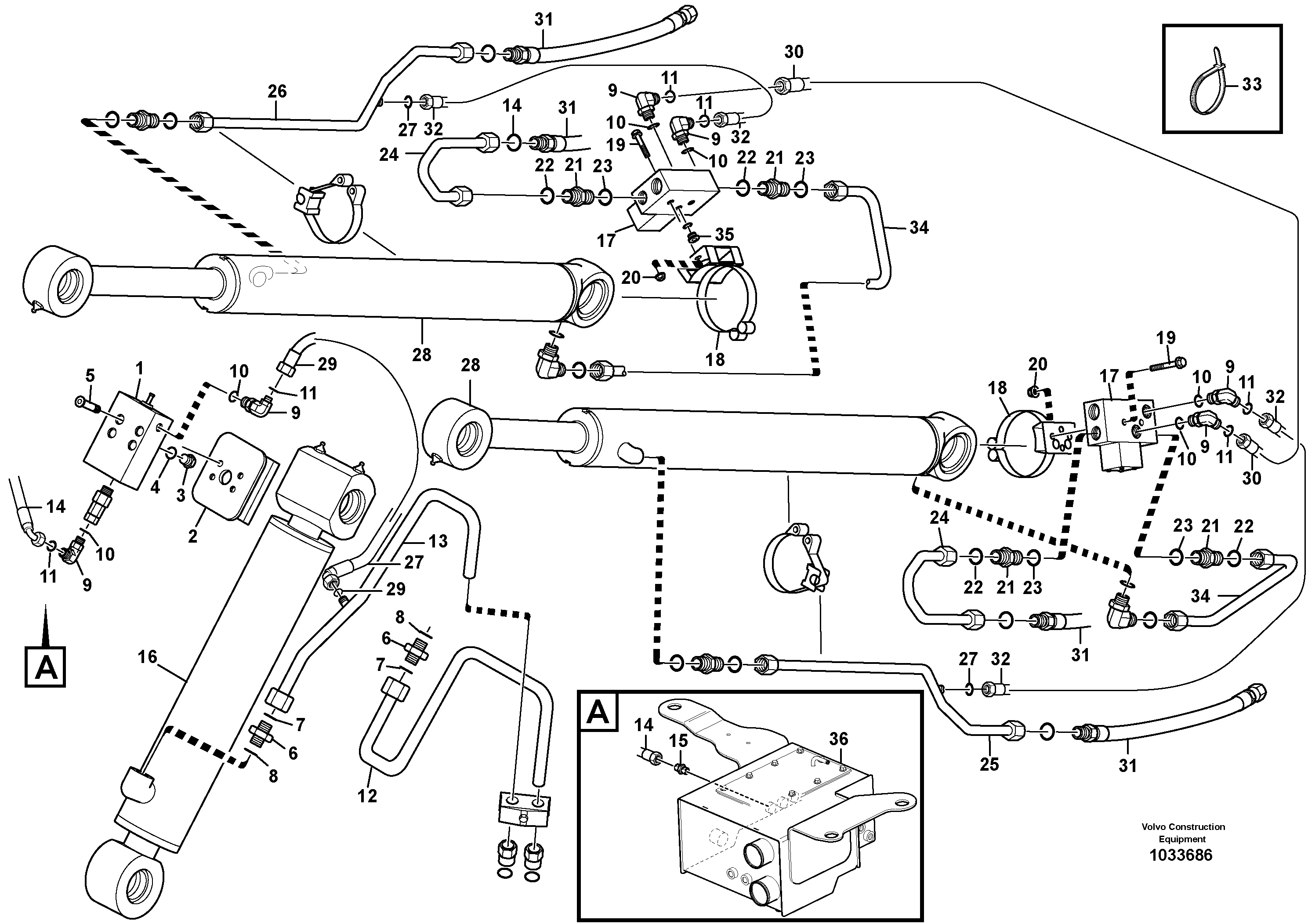 Fuel miser valve VOE15616031 VOLVO