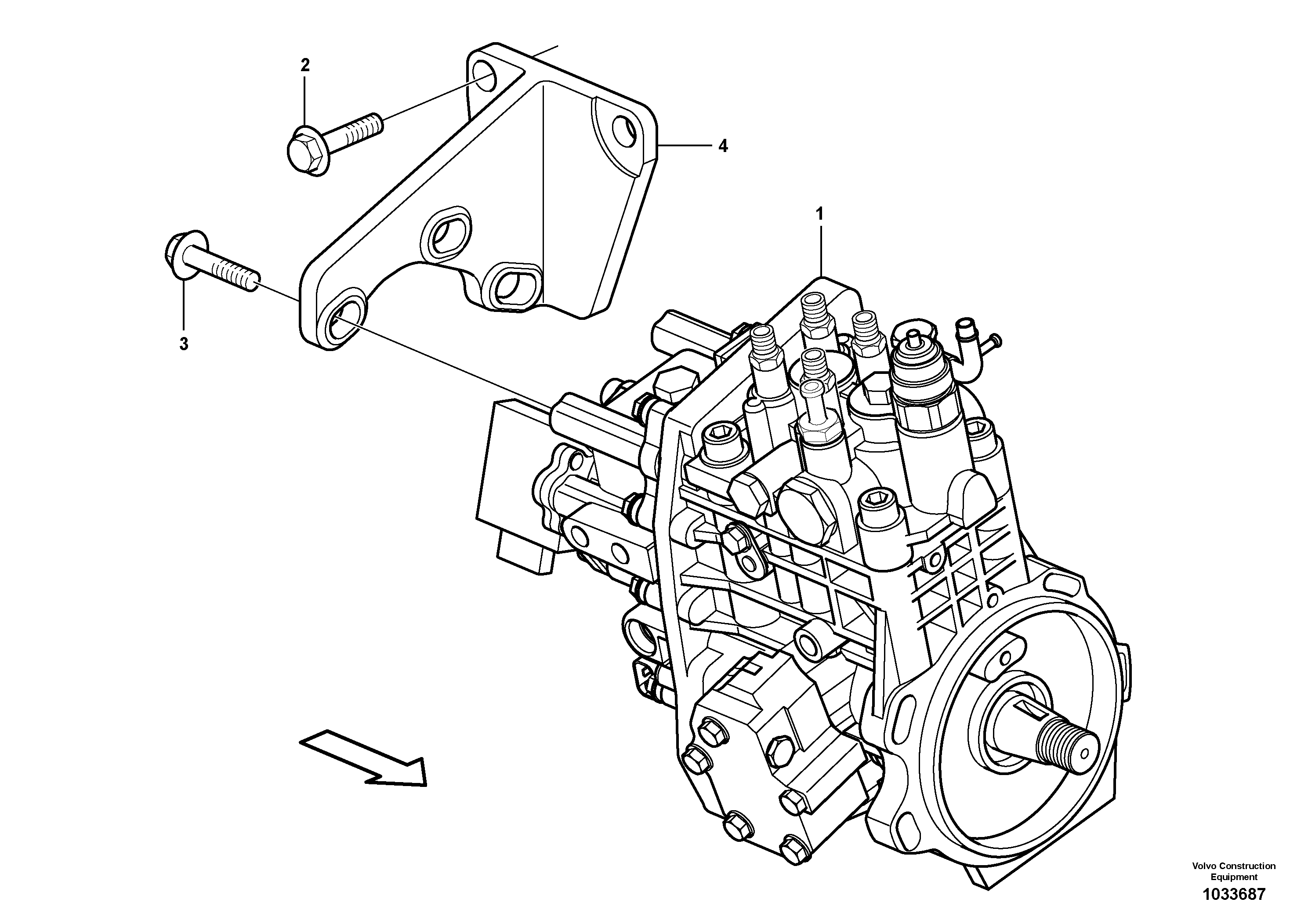 Injection Pump VOE17410557 VOLVO