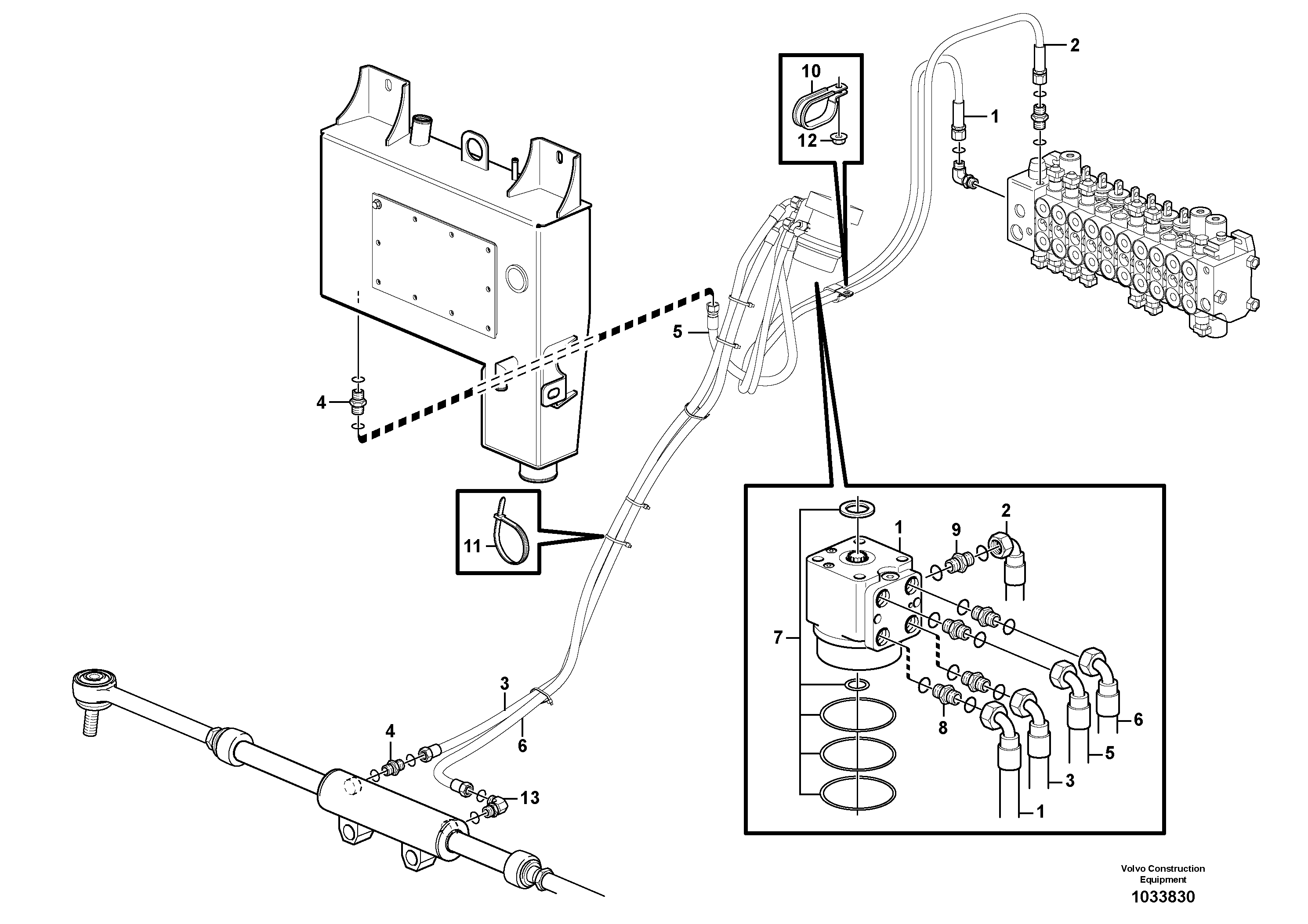 Timing gear casing VOE15059031 VOLVO