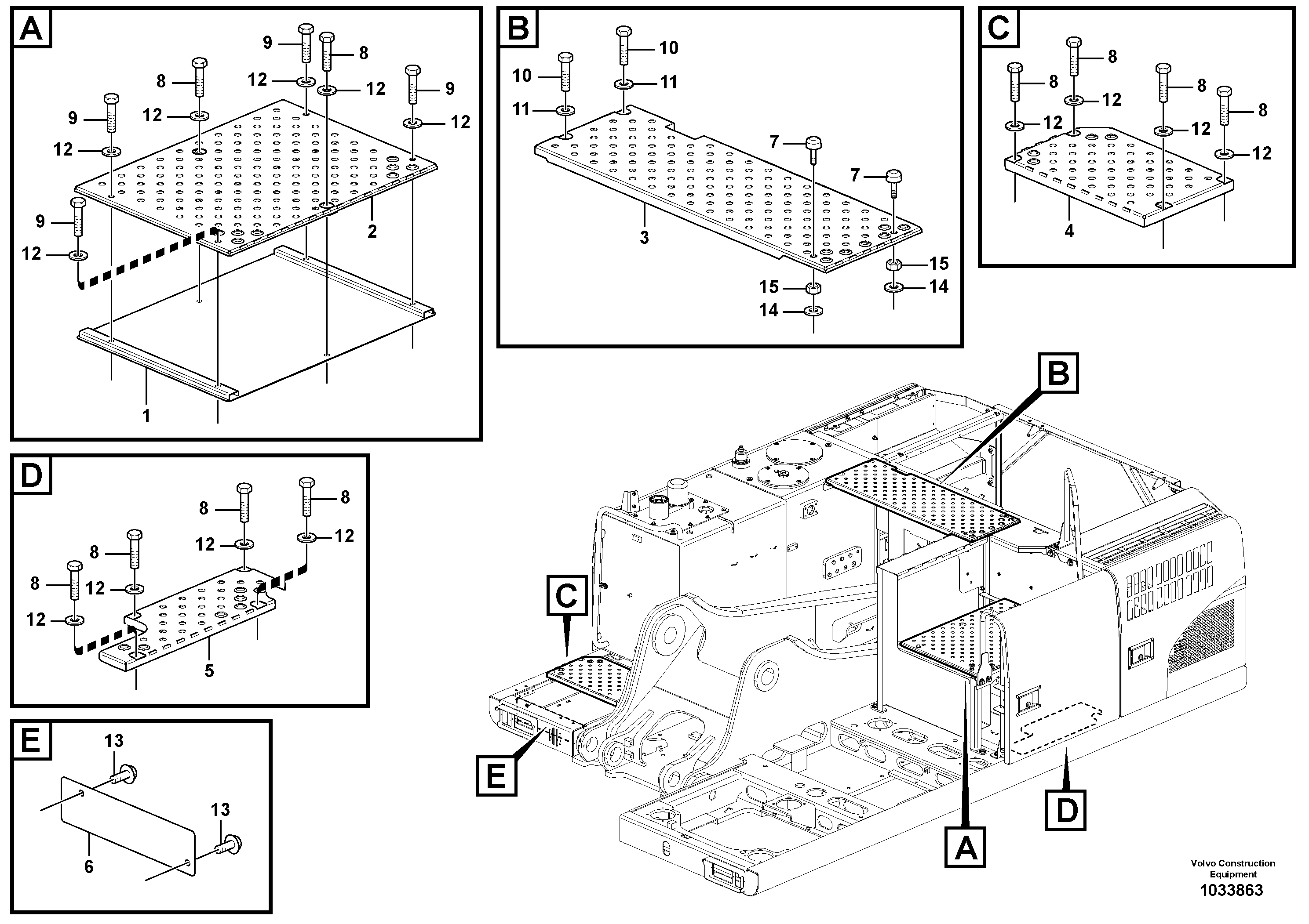 Rec.housing VOE14570101 VOLVO
