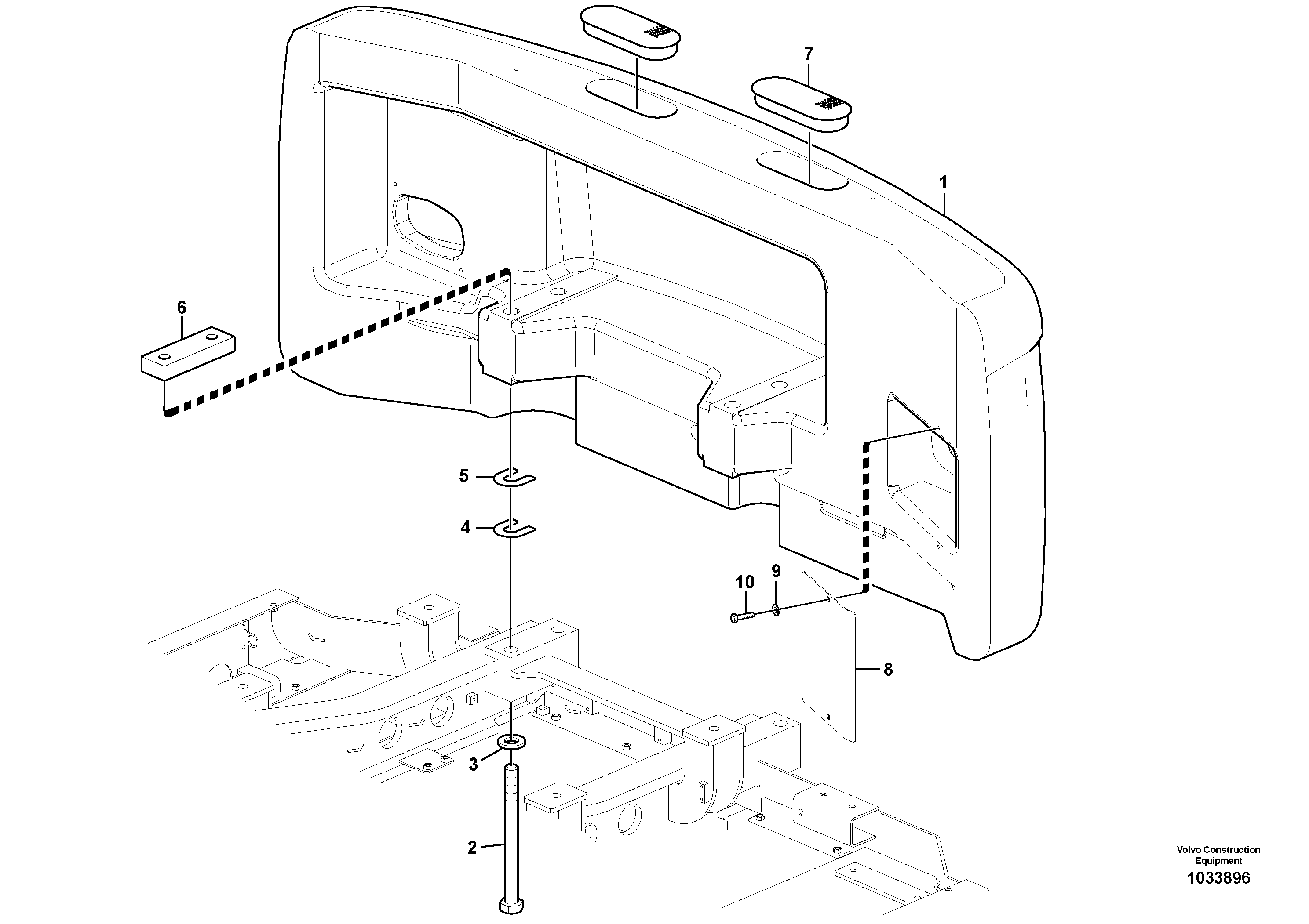 Counterweight VOE14572855 VOLVO