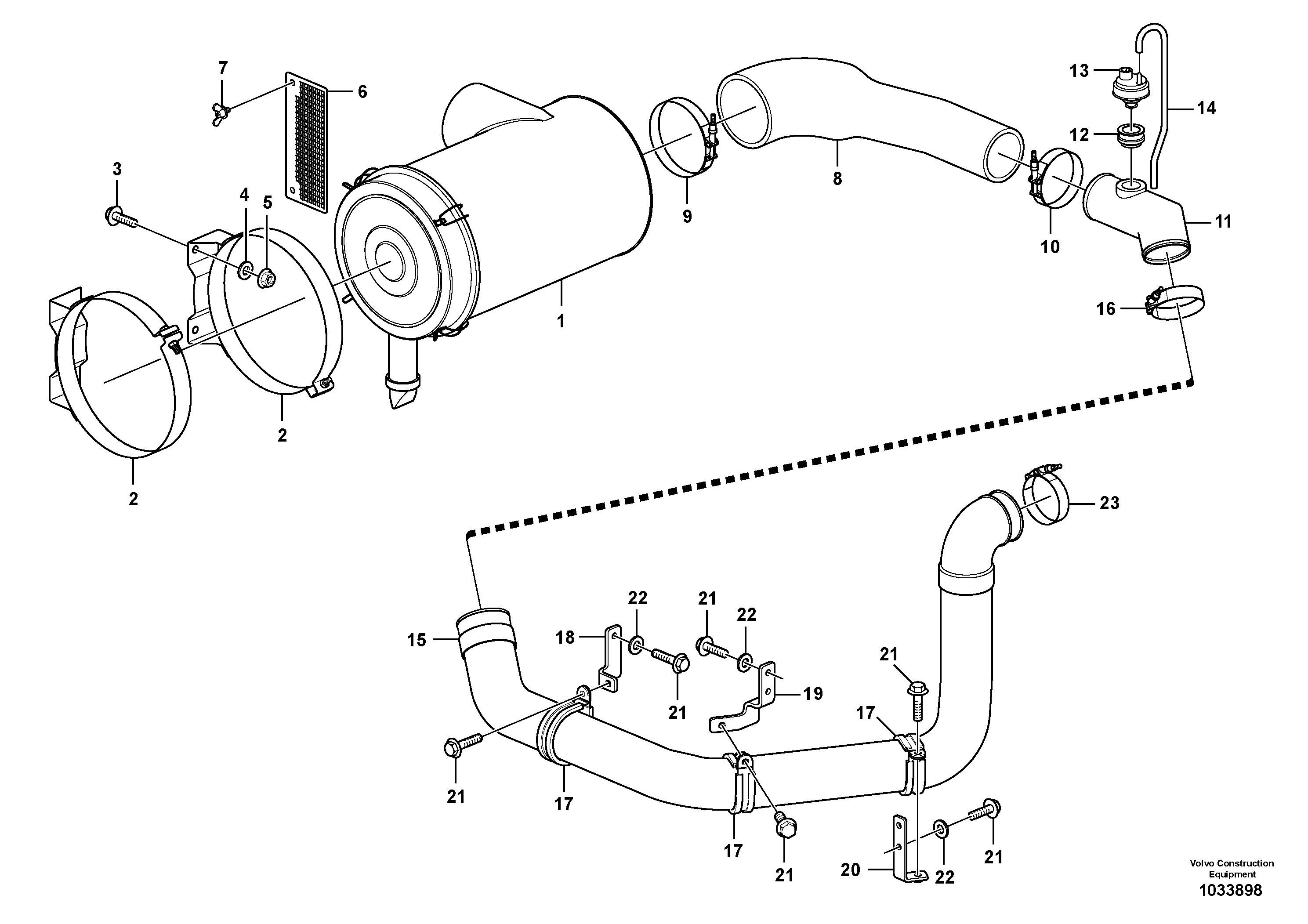 Seat frame VOE14565982 VOLVO