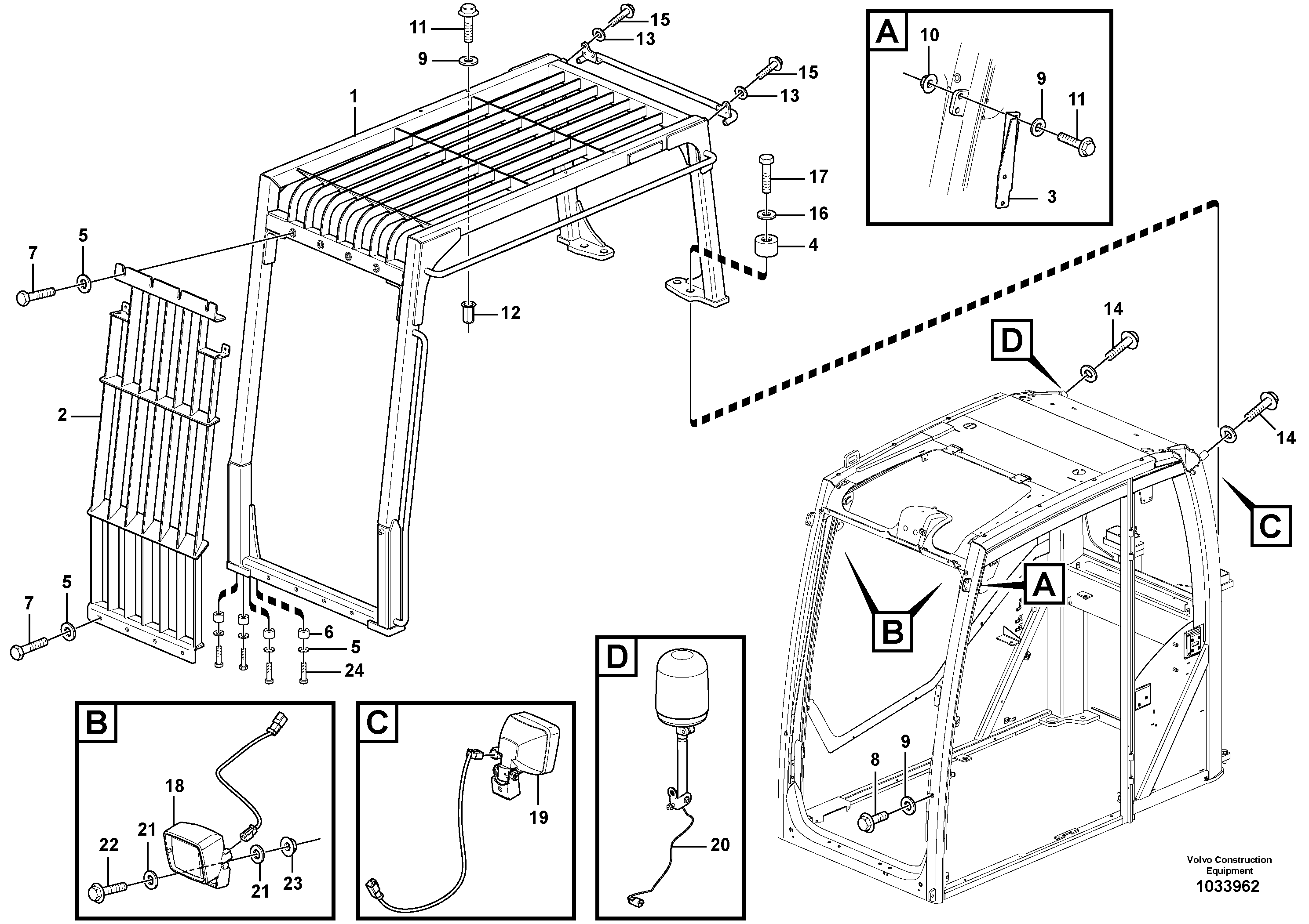 Sound absorber VOE15039016 VOLVO