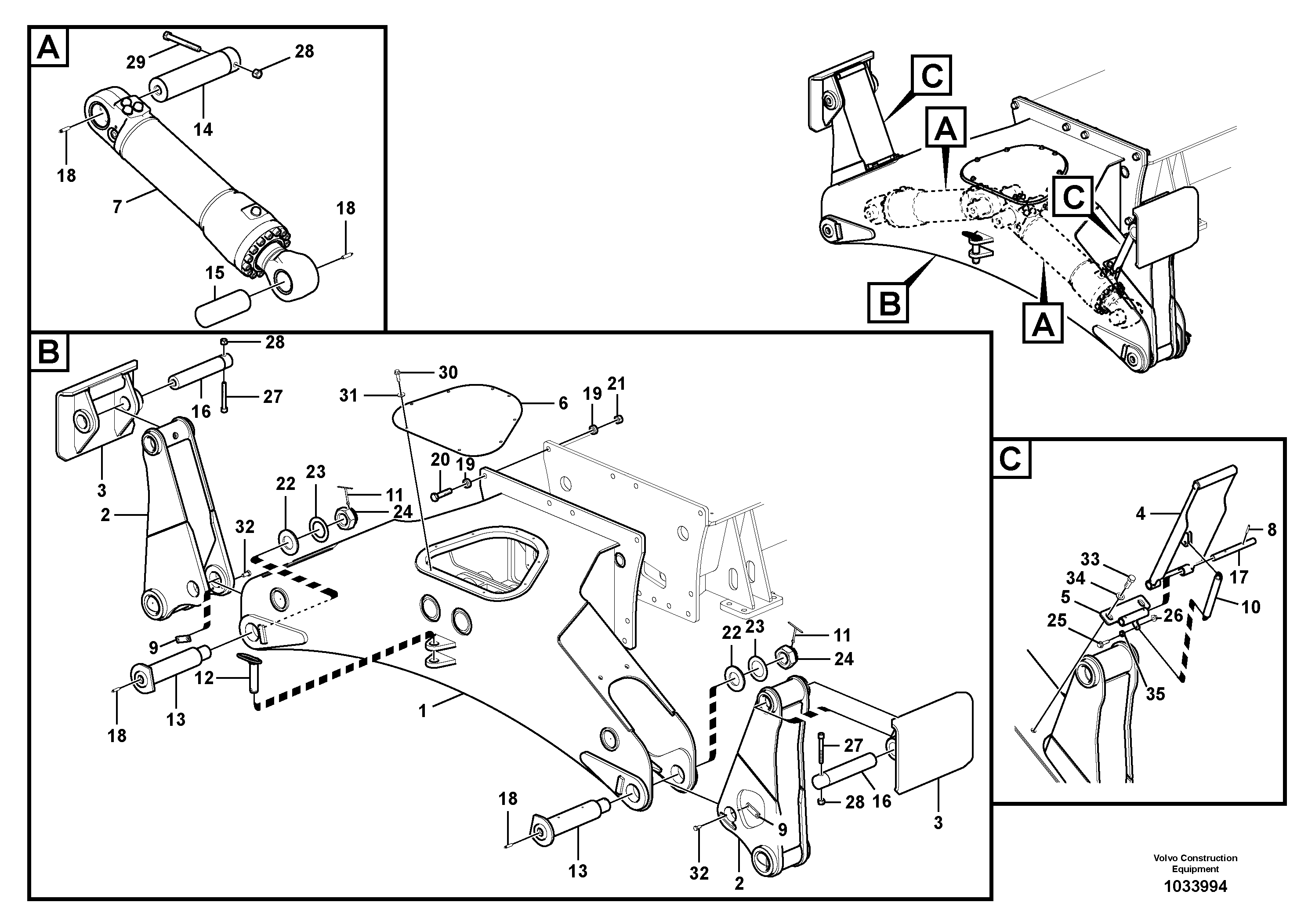 Swg Lk Cylinder VOE14388226 VOLVO