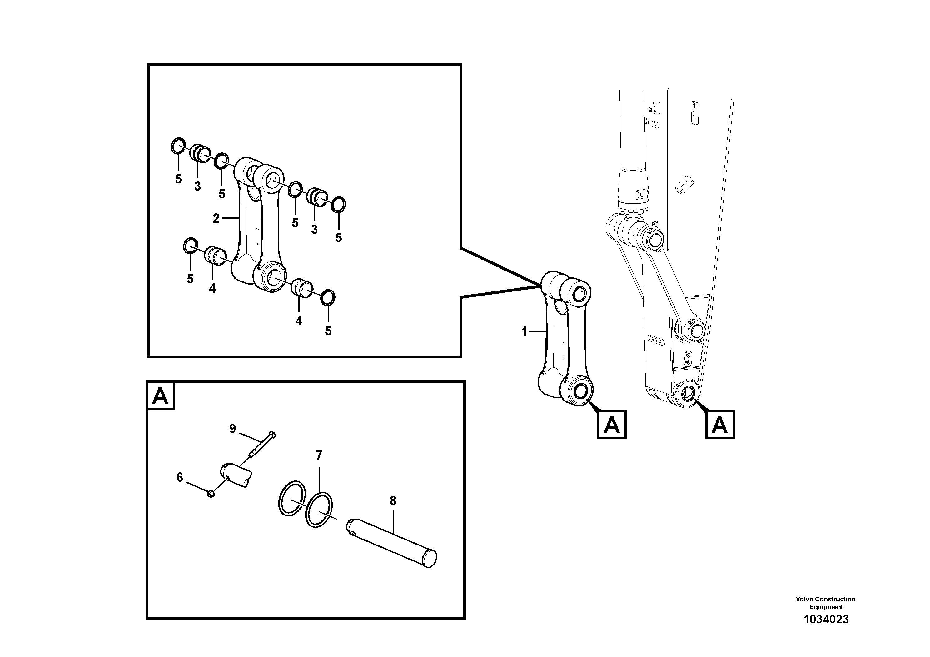 Connecting Rod VOE14628310 VOLVO