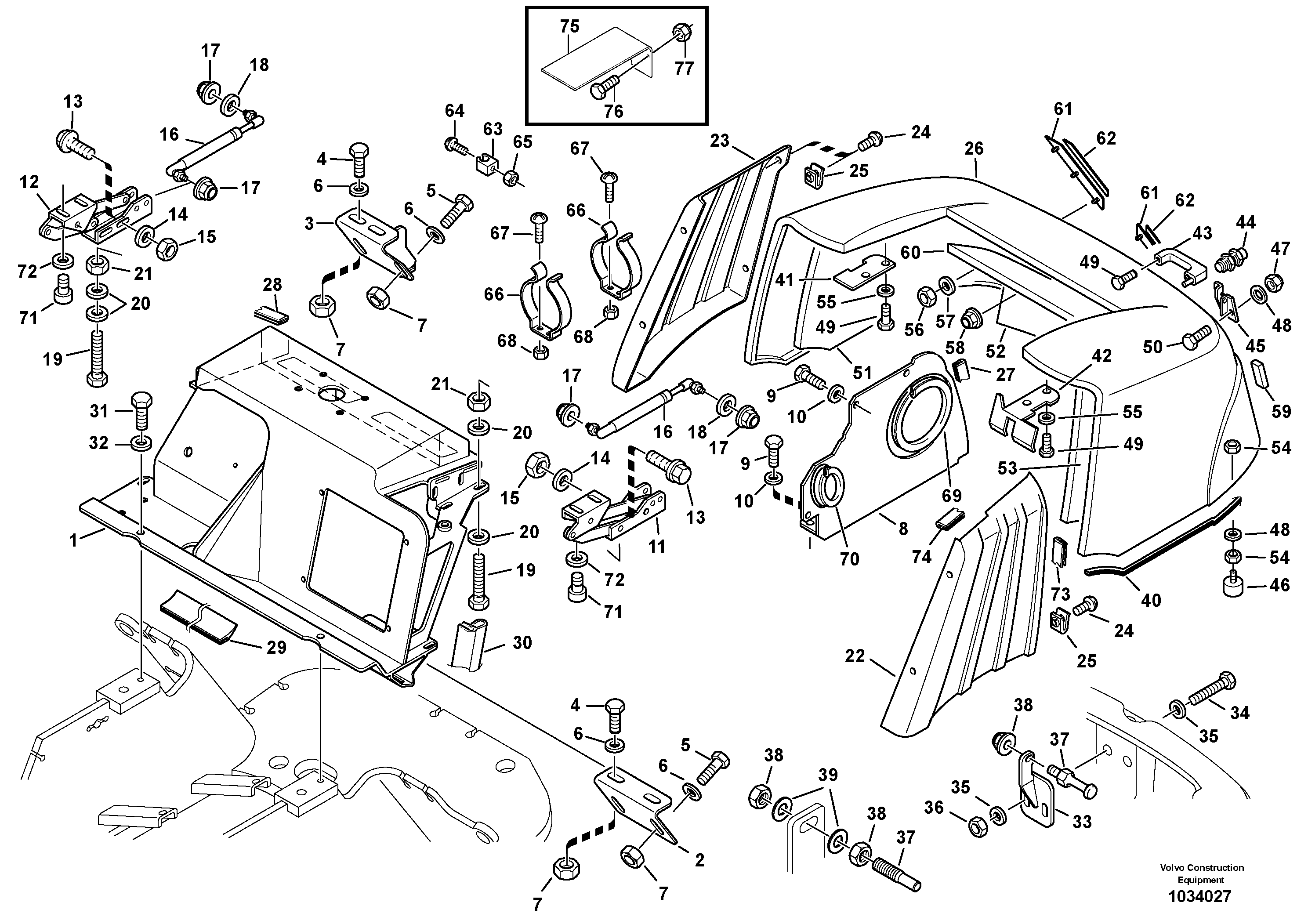 Torsion Spring VOE15202102 VOLVO