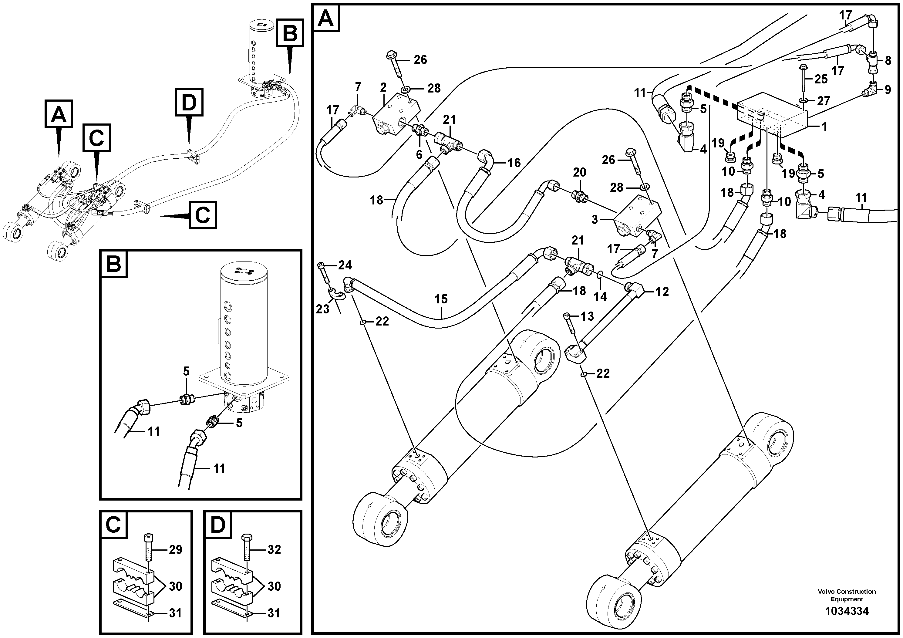 Timing gear casing VOE938658 VOLVO