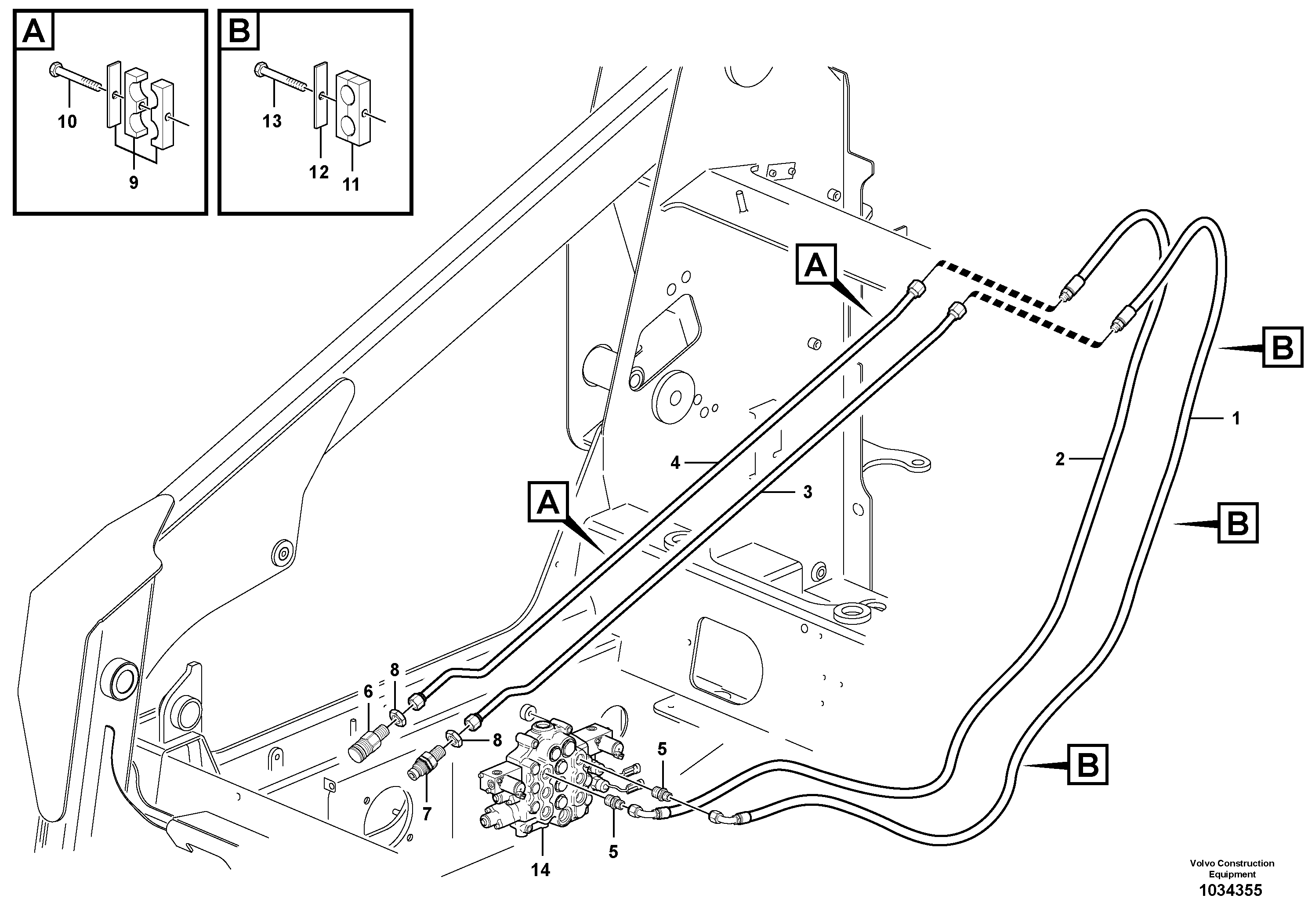 Mounting rail VOE983901 VOLVO